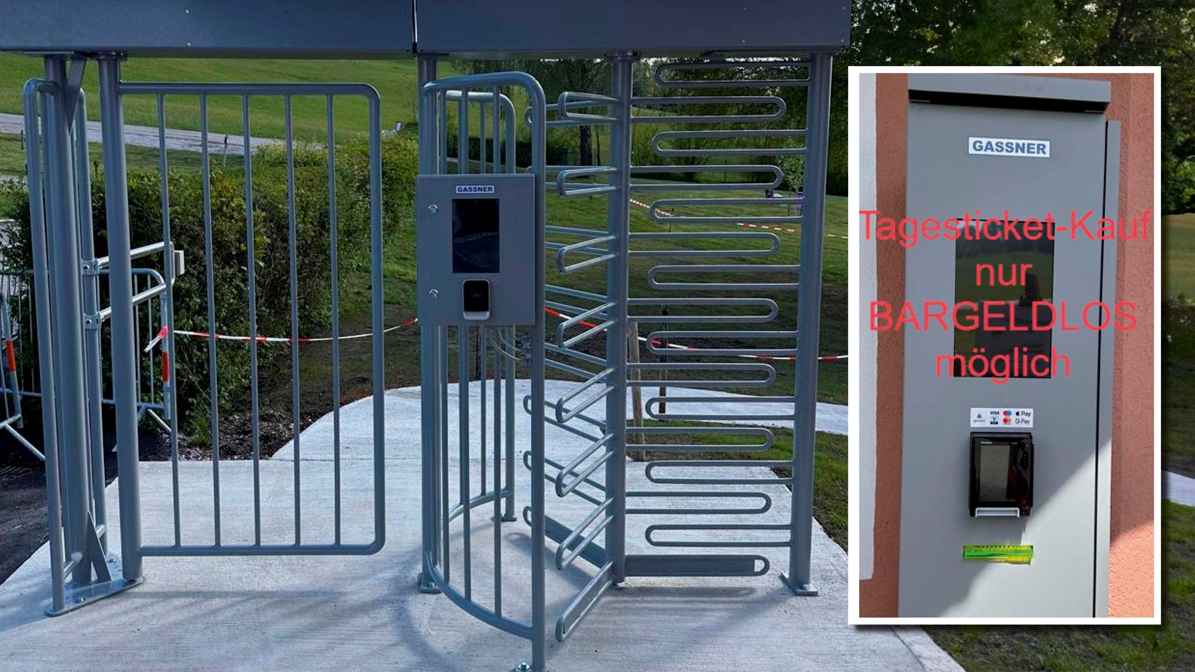 Nur Gäste mit einer Bankomat- oder Saisonkarte kommen ins Strandbad Lochen (Bez. Braunau).