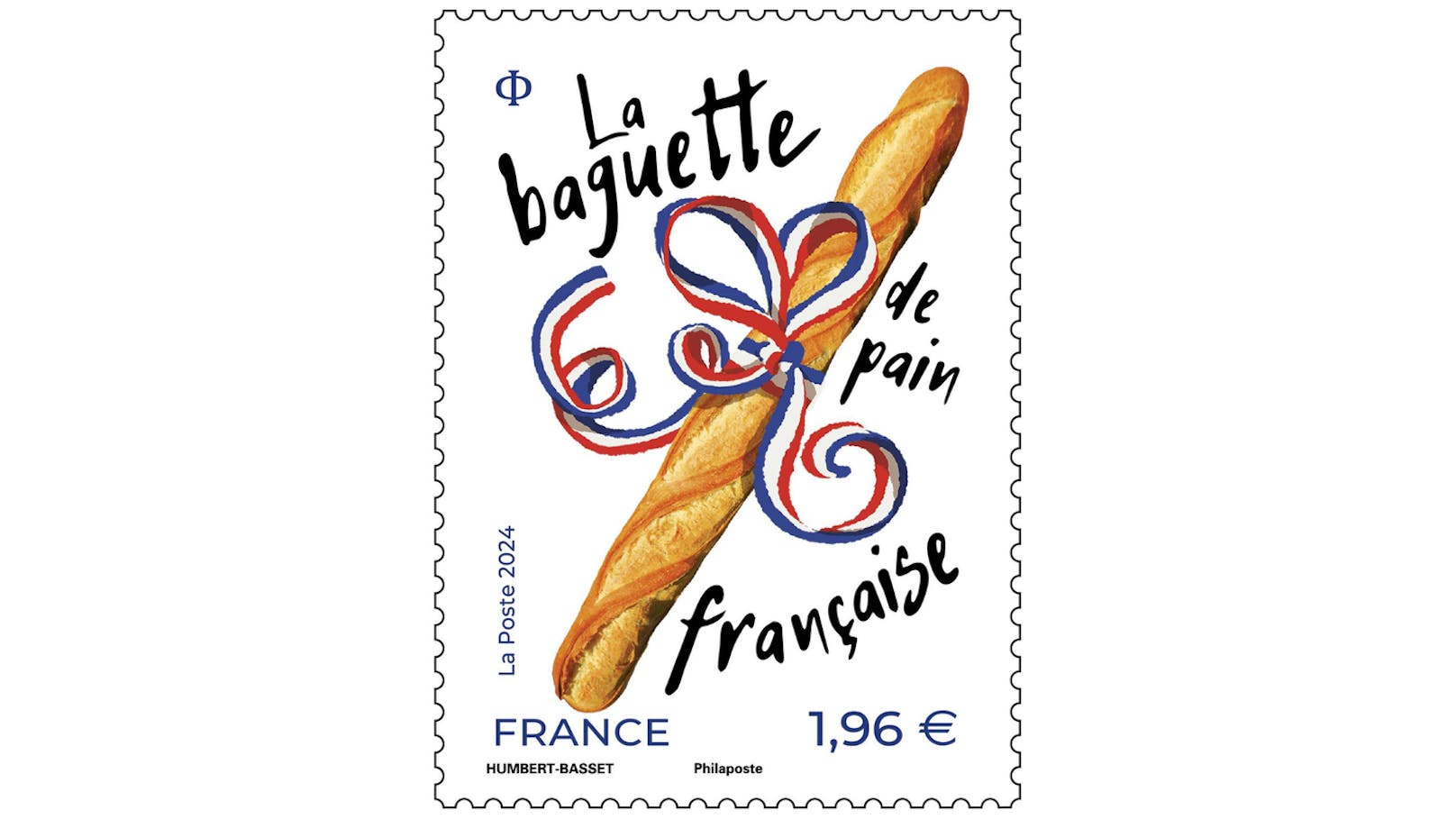 Diese Briefmarke riecht nach Baguette