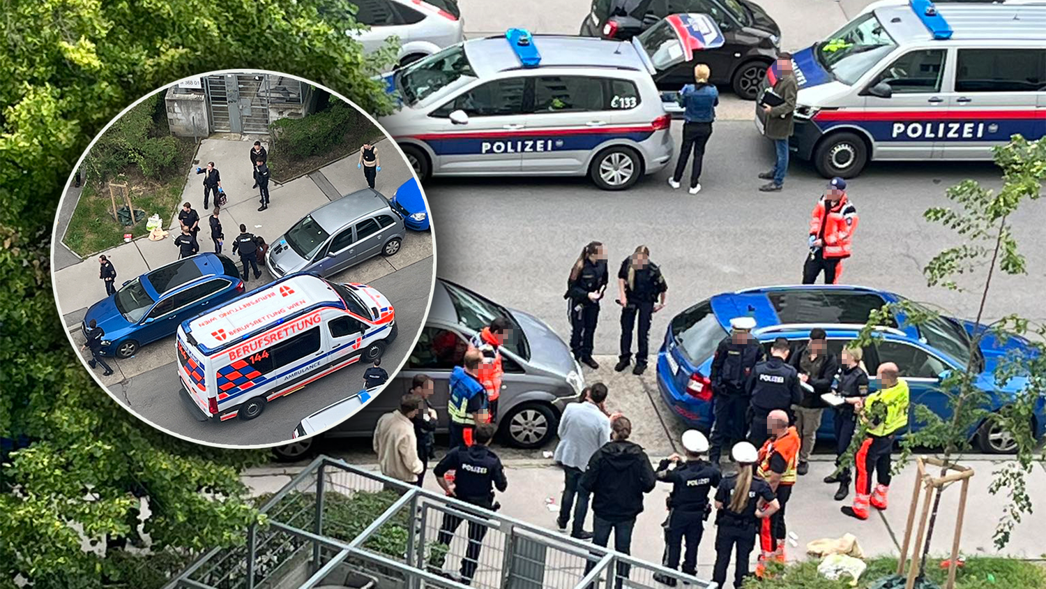 In der Donaustadt kam es am Dienstagvormittag zu einer Messerstecherei.