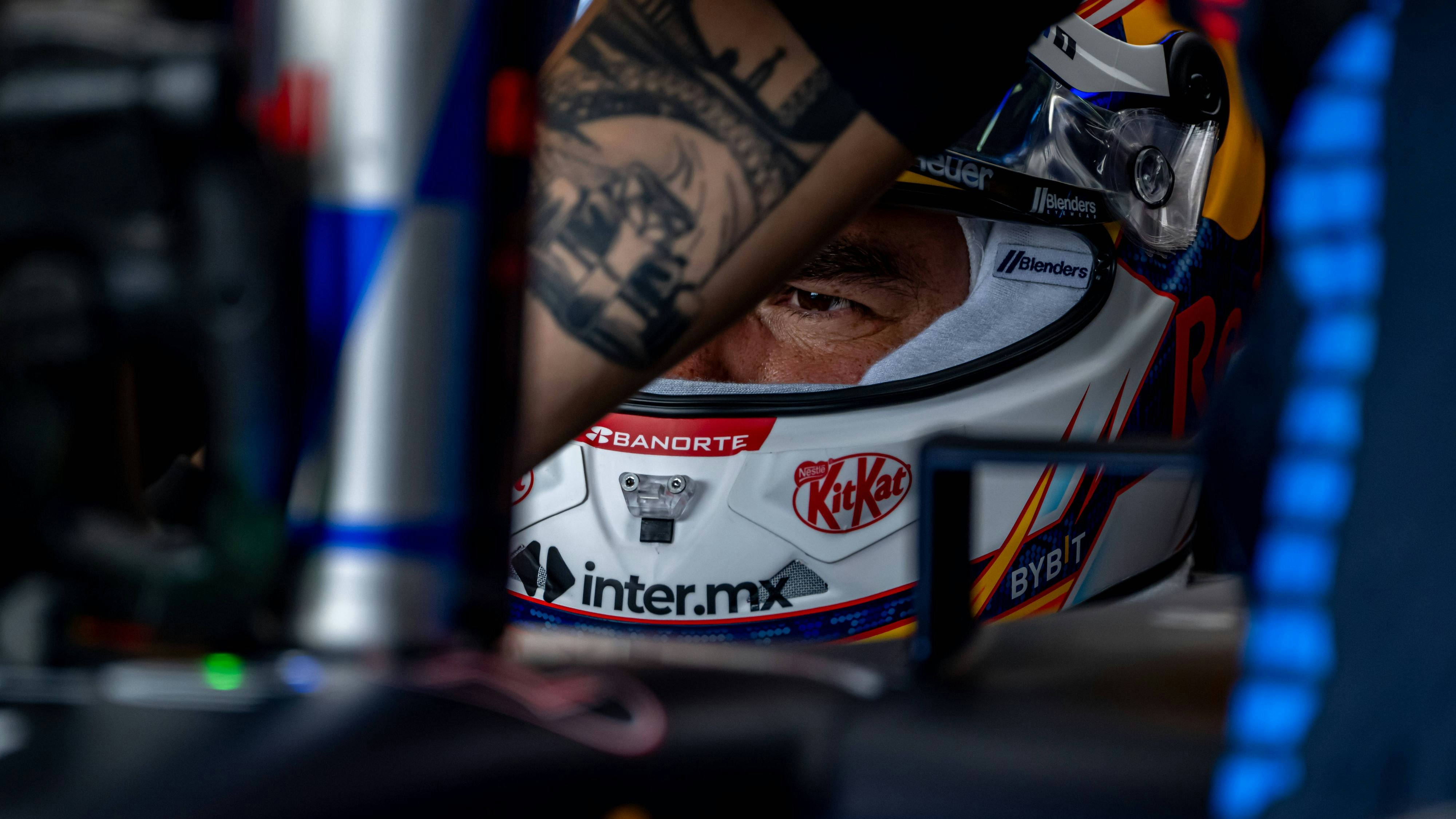 Red-Bull-Ass Sergio Perez. 