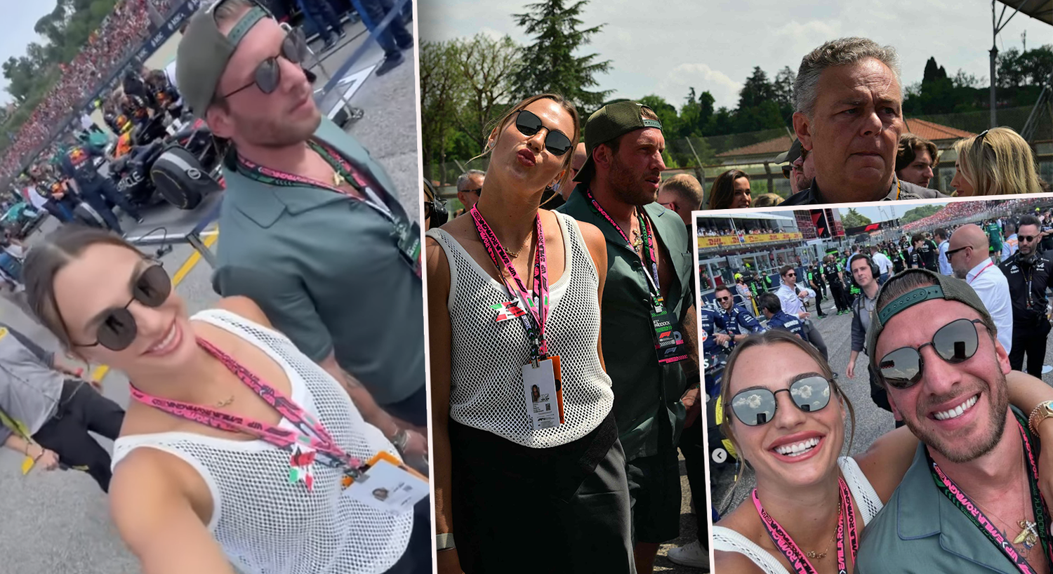 Tennis-Star Aryna Sabalenka und ihr neuer Lebensgefährte, der Geschäftsmann Georgios Frangulis. 