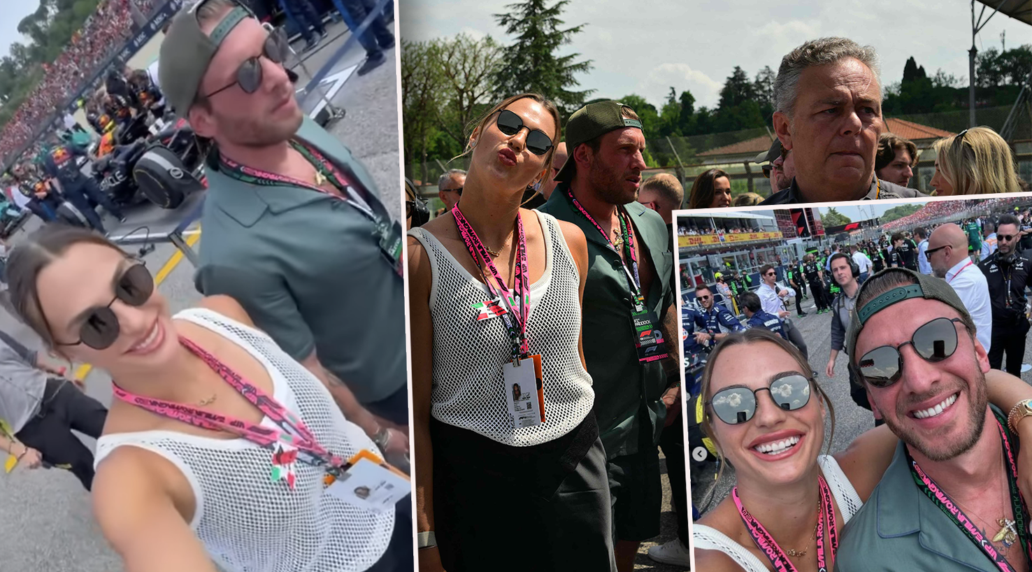 Tennis-Star Aryna Sabalenka und ihr neuer Lebensgefährte, der Geschäftsmann Georgios Frangulis. 