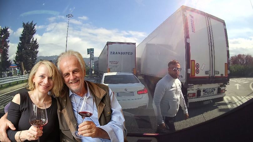 Heute.at - Spiegeltrick! Italien-Urlauber tappt in Autobahn-Falle