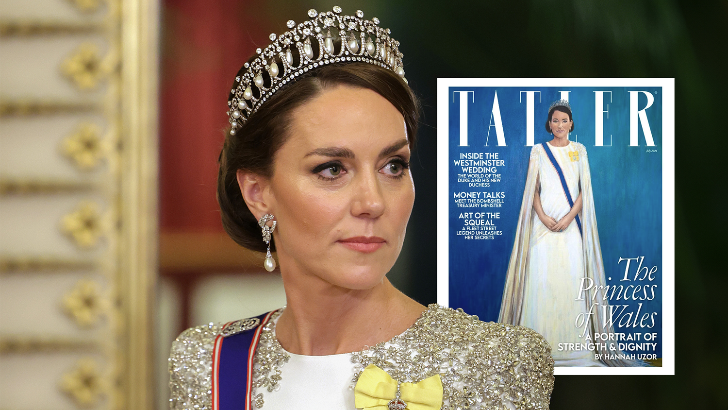 Das "Tatler"-Magazin veröffentlicht das Cover der Juni-Ausgabe. Darauf zu sehen ist ein gemaltes Bild von Prinzessin Kate.