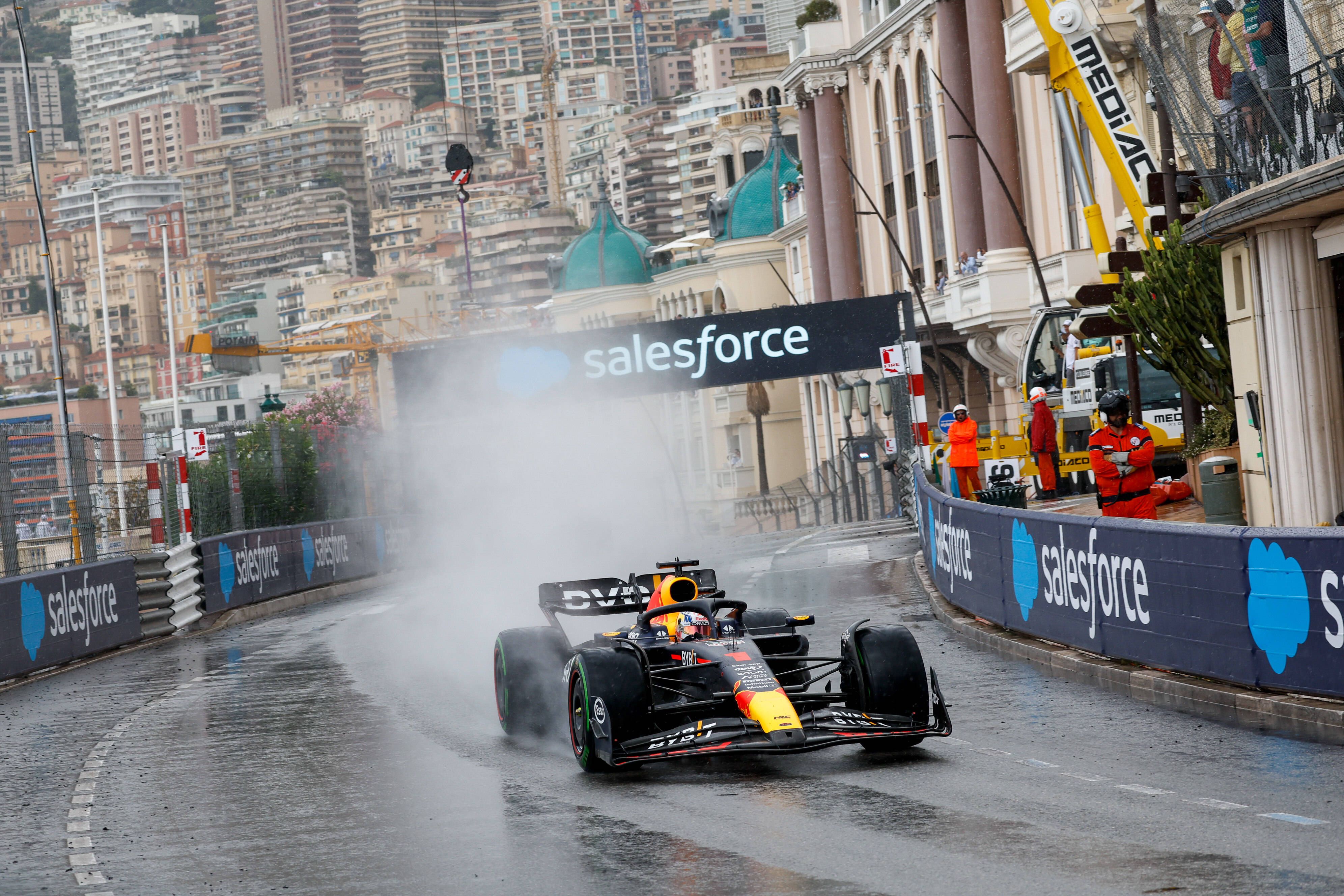 Max Verstappen triumphierte 2023 auch im Regen von Monaco. 