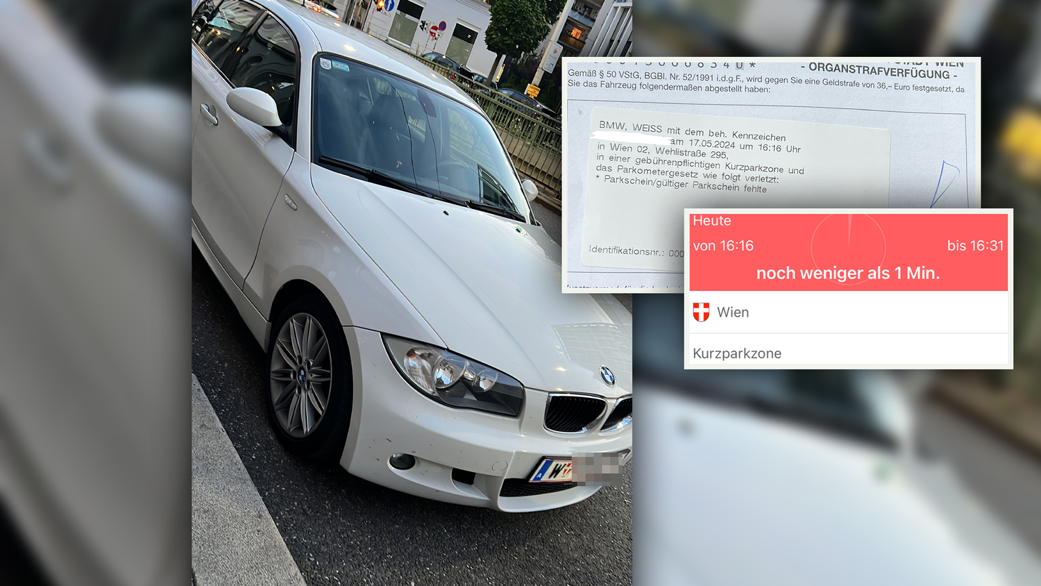 Sie dachte, sie mache alles richtig. Nichtsdestotrotz musste eine Wienerin jetzt 36 Euro Parkstrafe bezahlen.