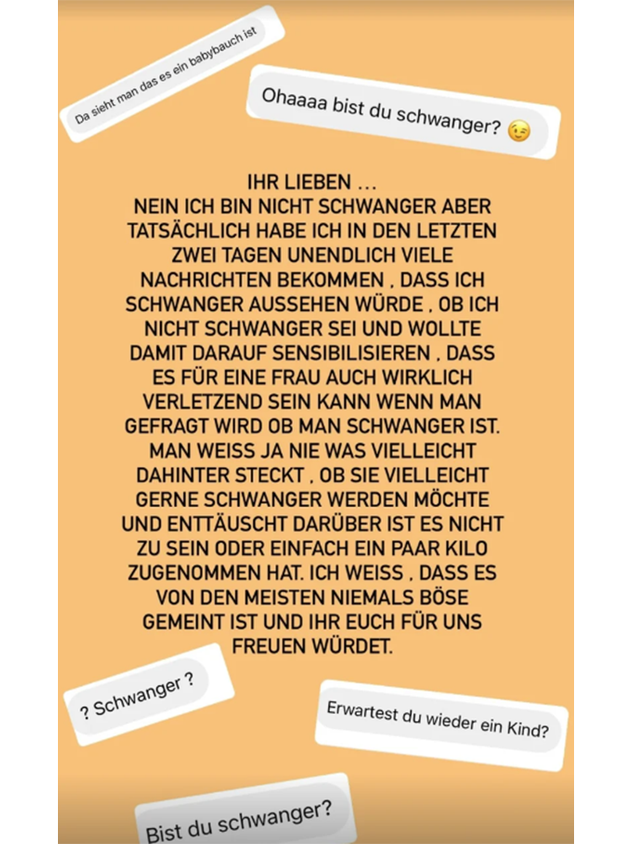 Sarah lässt ihre Frustration auf Instagram raus.