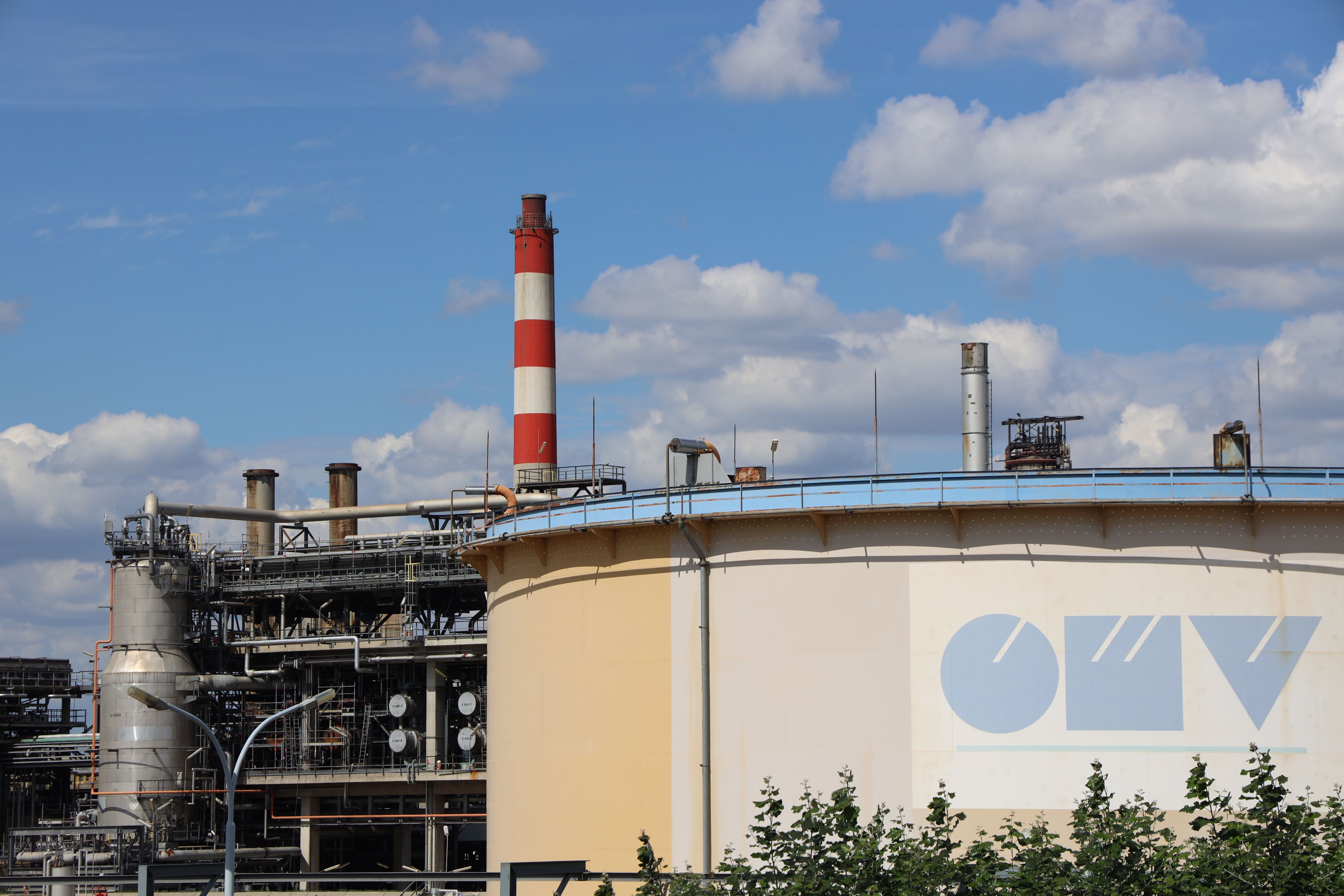 OMV-Raffinerie in Wien-Schwechat