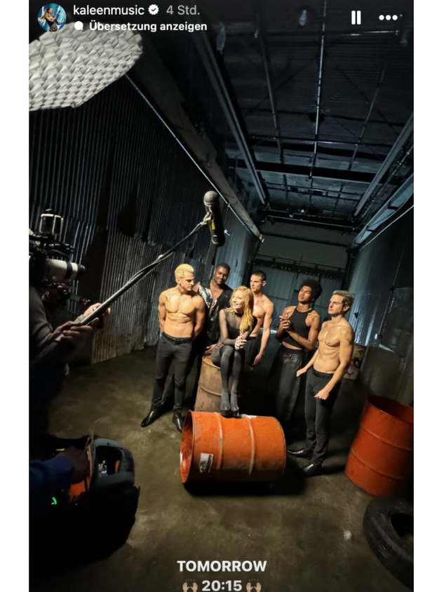 Kaleen rührt auf Insta die Werbetrommel für ihren "GNTM"-Dreh.