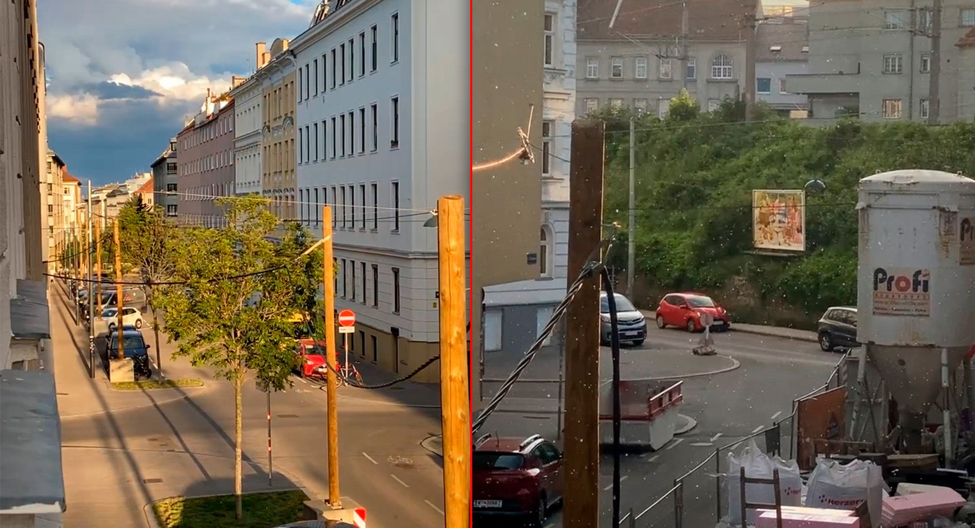 Hat es in der Gasse wirklich auf einem Fleck geregnet? 