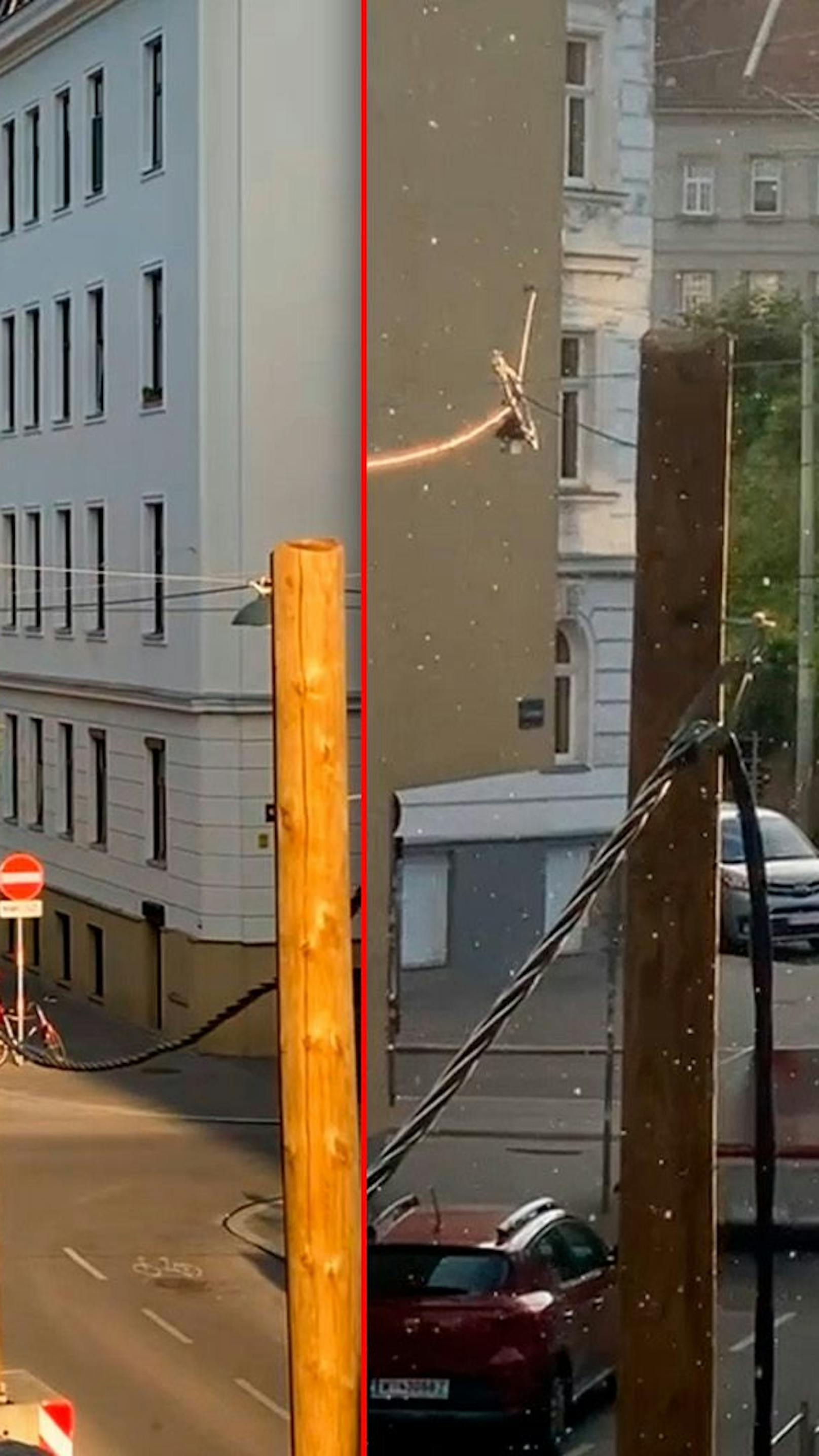 "Regnet nur hier" – Wienerin filmt kurioses Phänomen