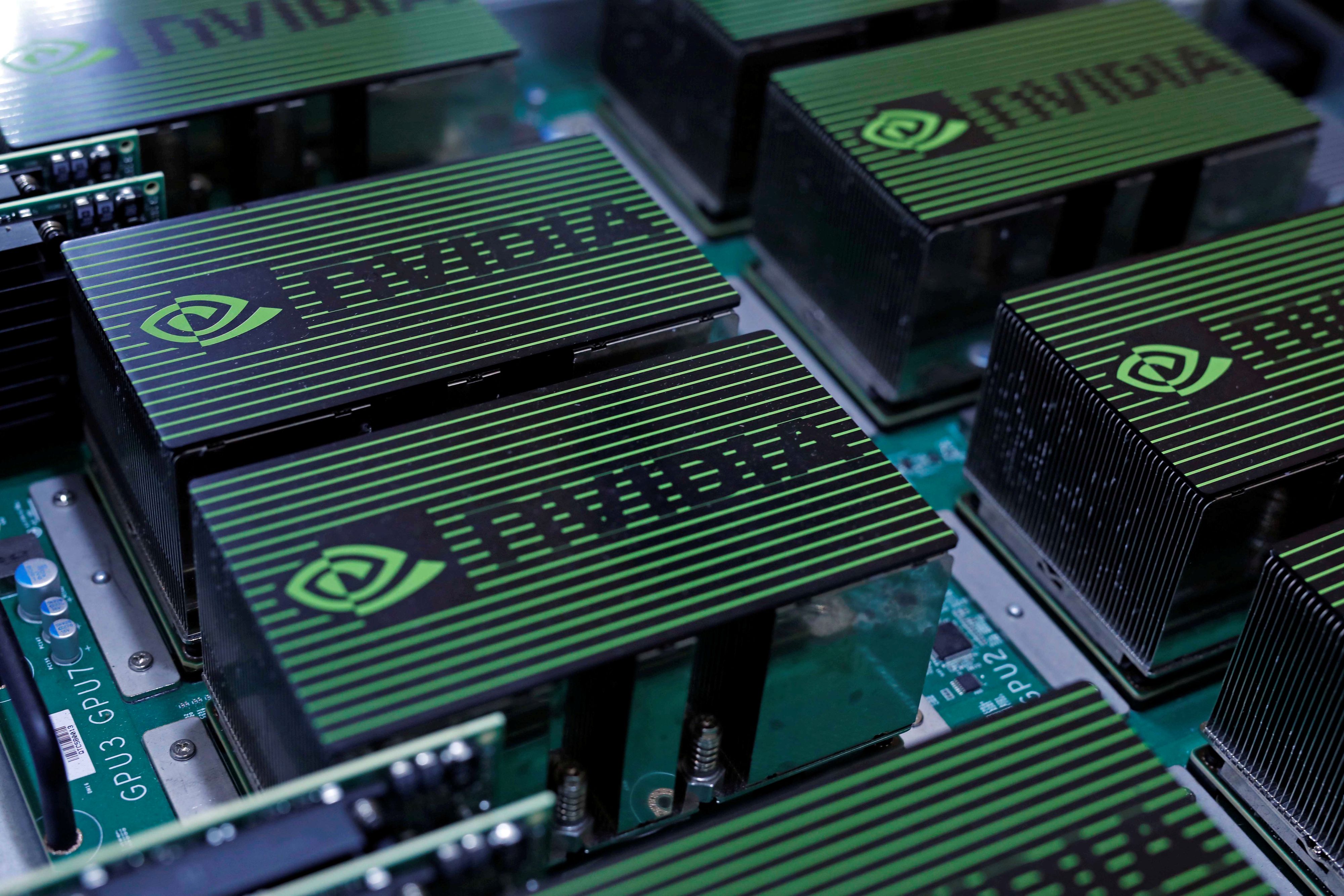 Der Umsatz von Nvidia steigt im ersten Quartal 2024 um 262 Prozent.