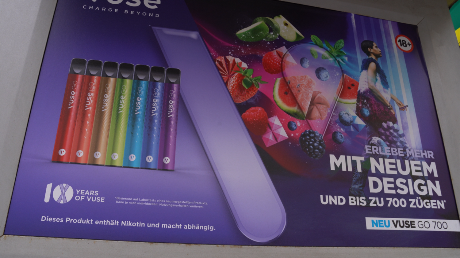 E-Zigaretten Werbung