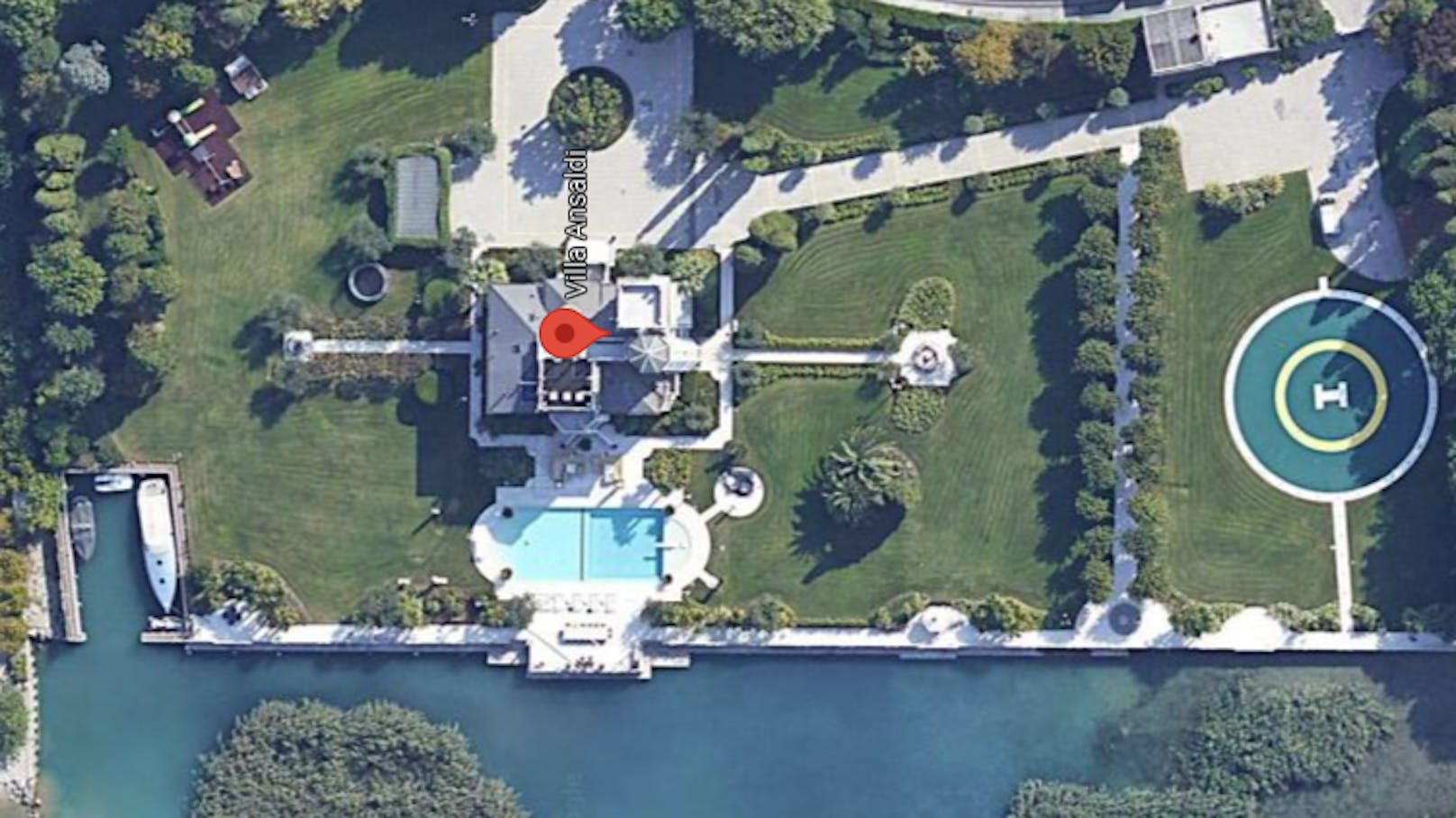 Das ist Benkos private Villa, wo er auch seinen Geburtstag feierte.
