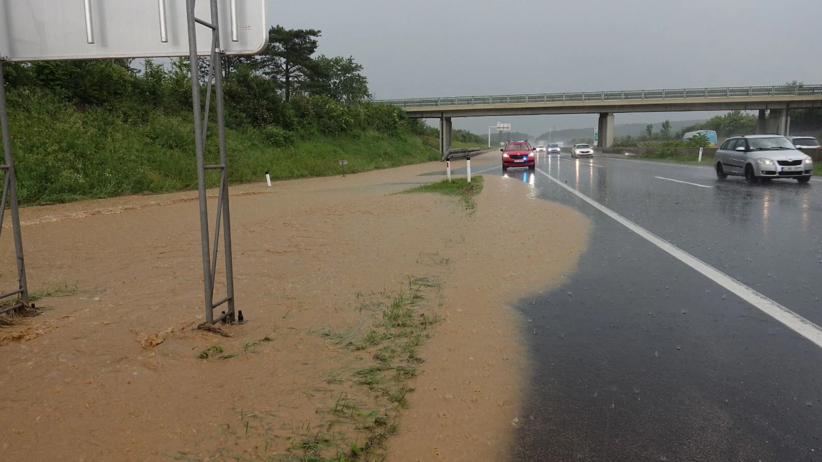 Schweres Unwetter über dem Raum Neunkirchen