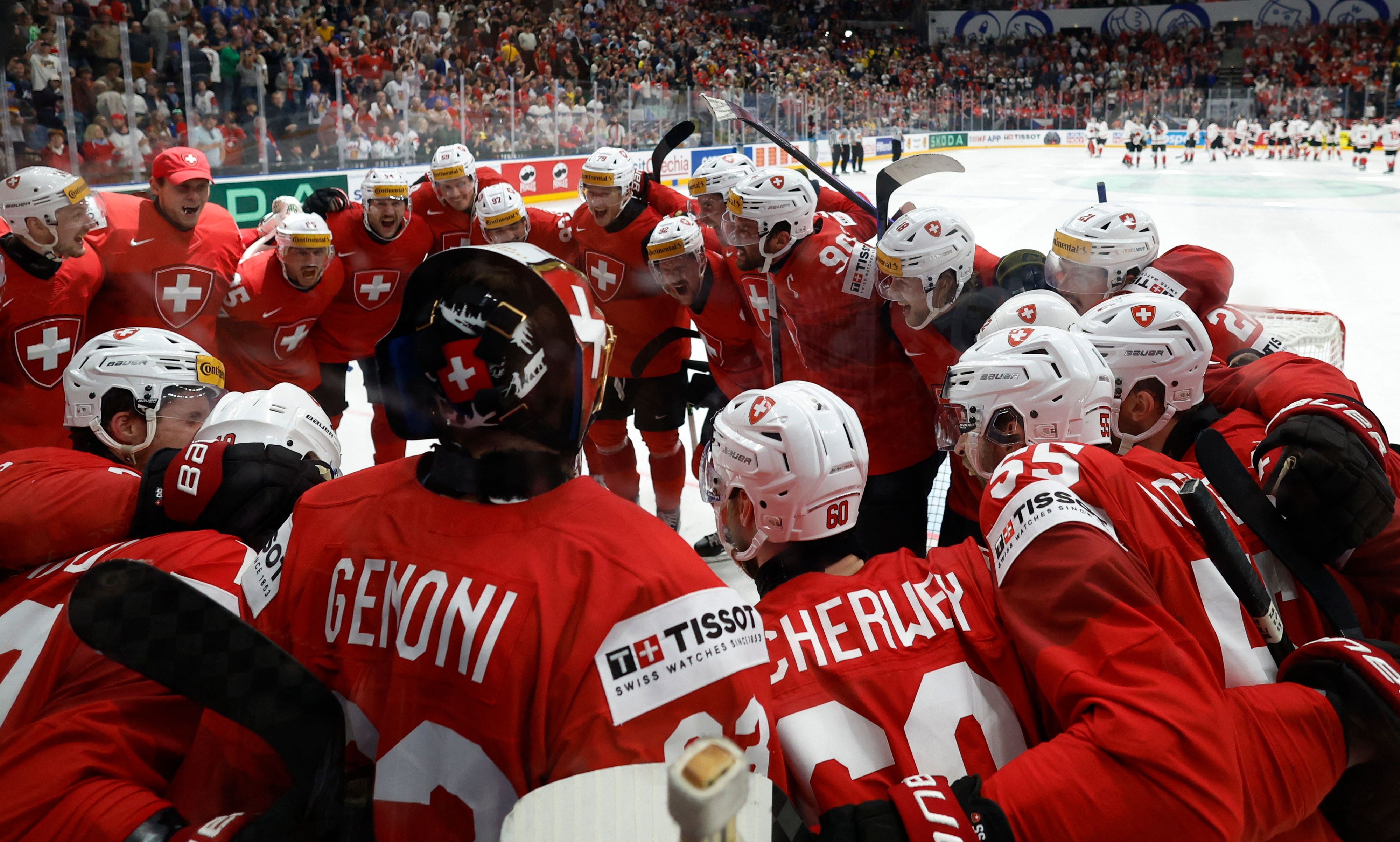 Die Schweiz steht im Finale der Eishockey-Weltmeisterschaft. 