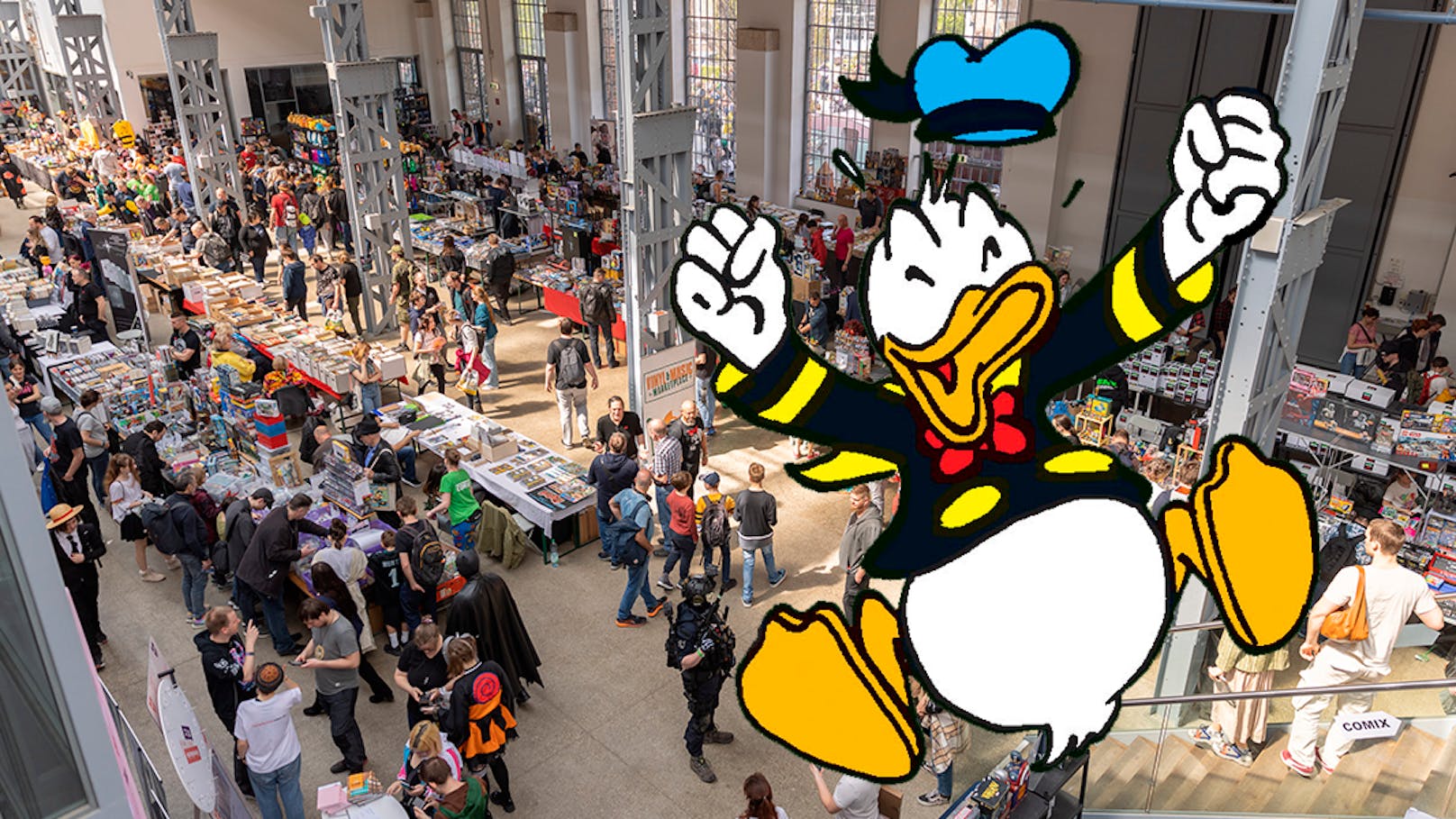 Donald Duck feiert seinen 90er auf der Vienna Comix