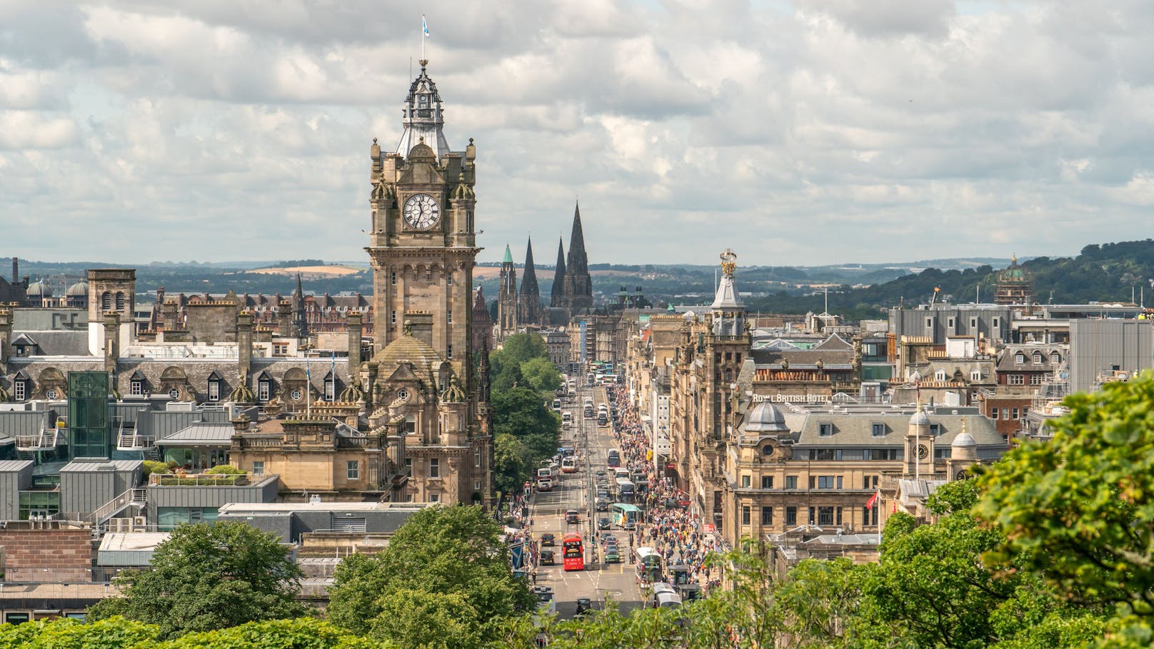 Platz 18: Edinburgh (Schottland), 5 Touristen pro Einwohner