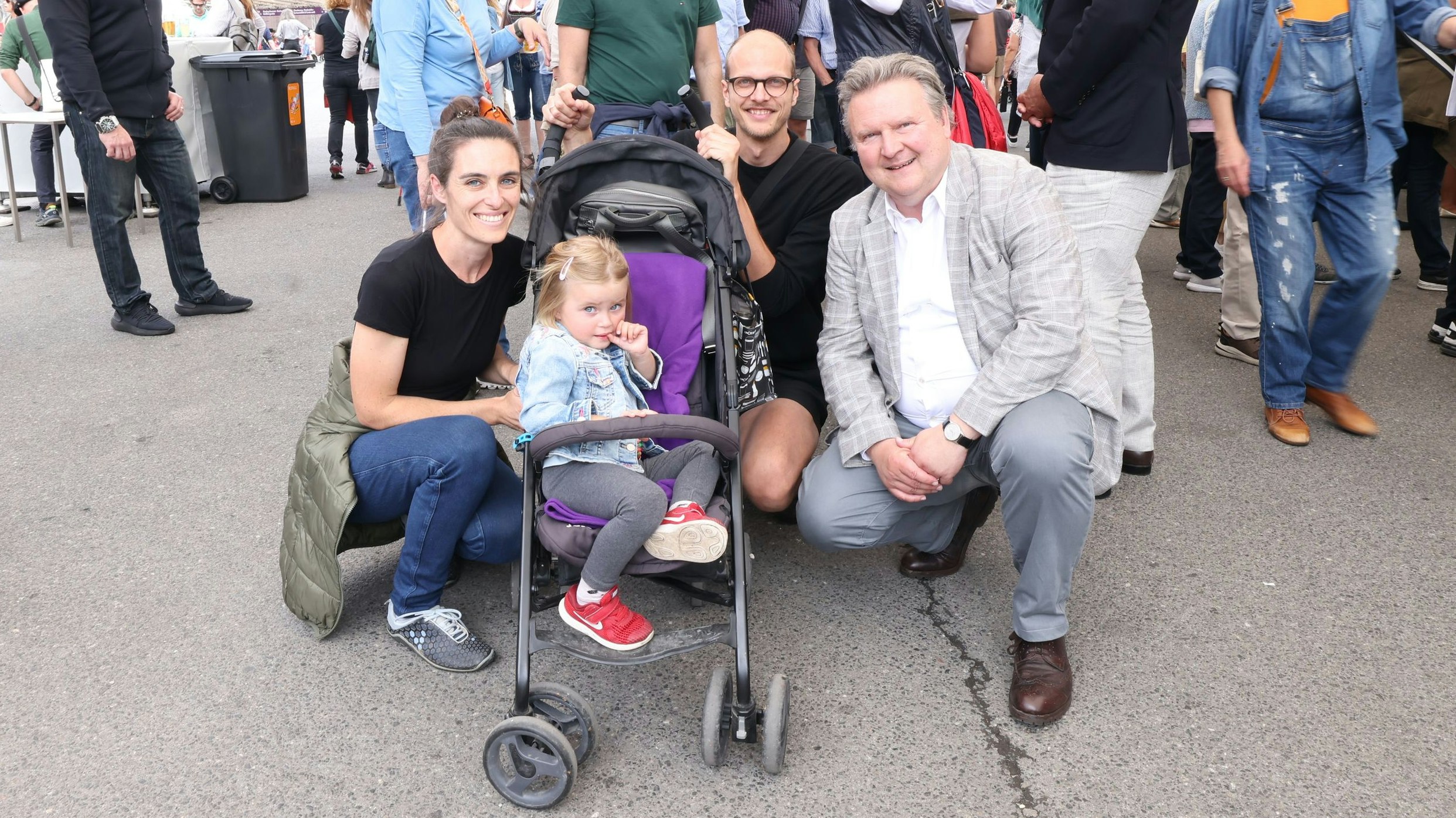 Bürgermeister Ludwig und begeisterte Besucher des wienliebe-Festivals.