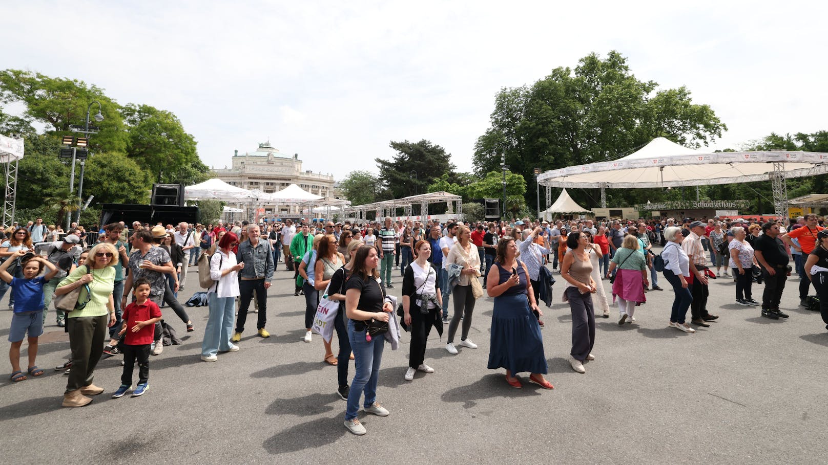 Drei Tage lang fand das Fest am Rathausplatz statt.