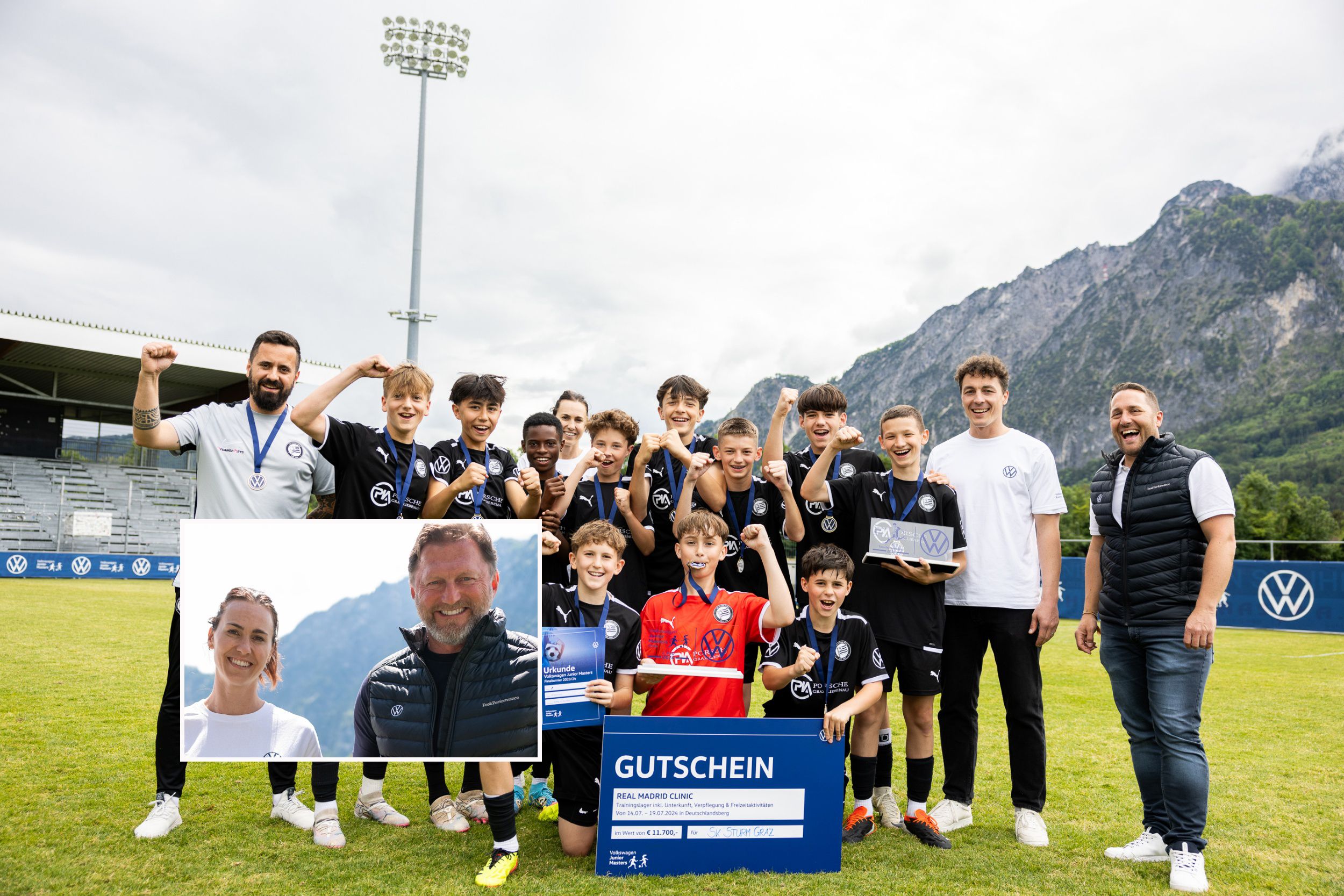 Der Sturm-Nachwuchs sicherte sich den Titel beim Volkswagen Junior Masters.