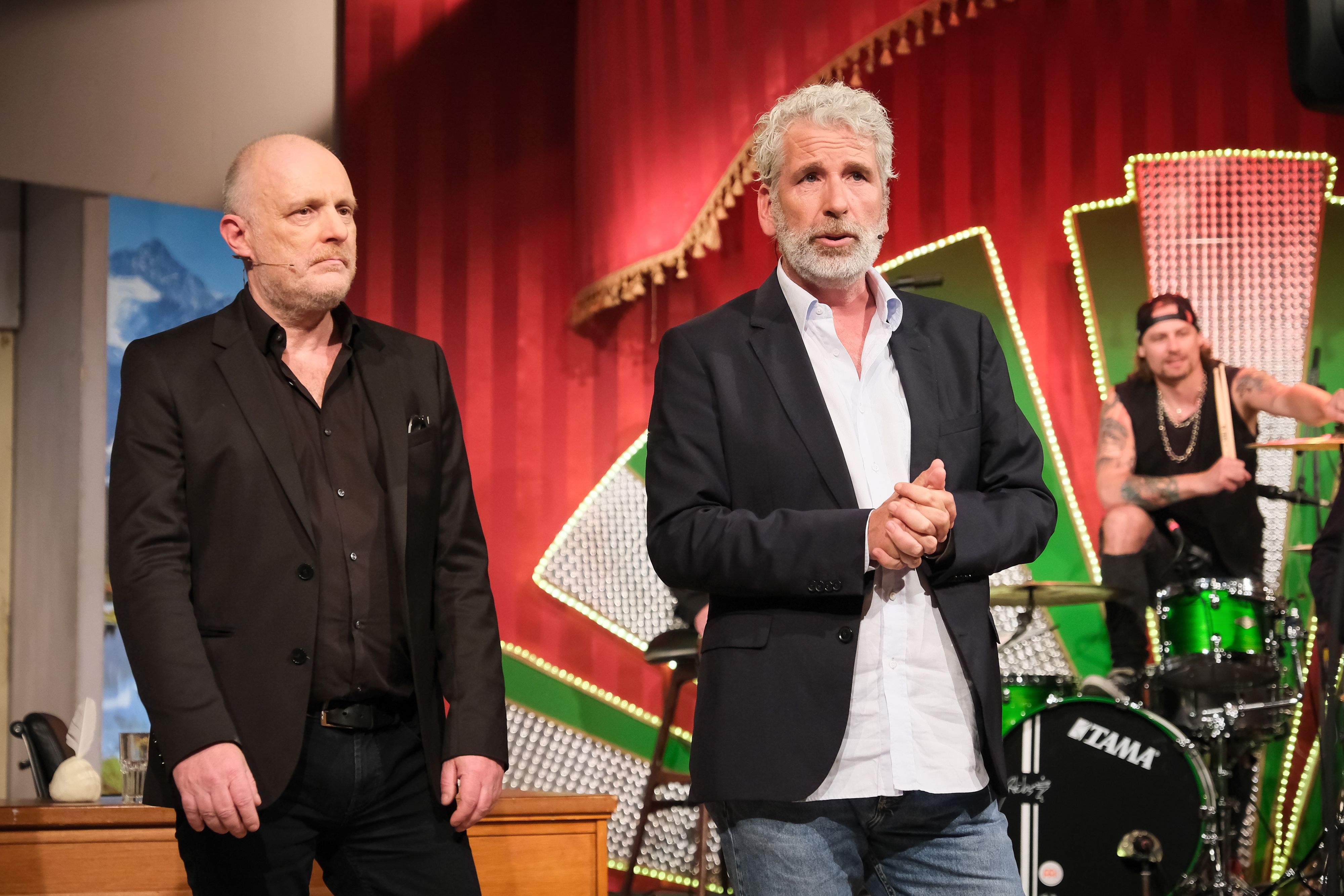 Christoph Grissemann und Dirk Stermann in ihrer Show 