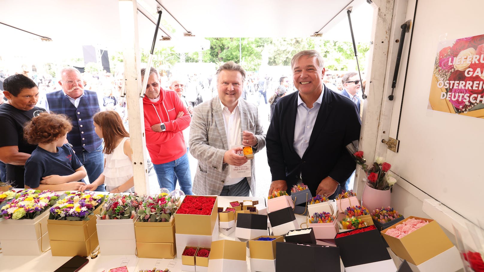 Bürgermeister Michael Ludwig und WKWien-Präsident Walter Ruck (v.l.).