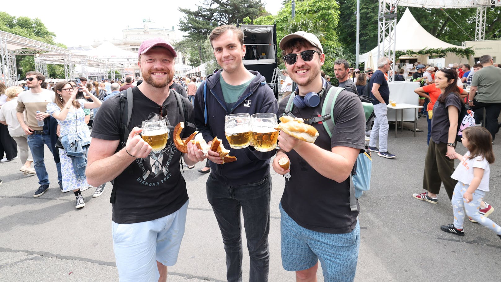 Beim Wienliebe-Fest geht's um Geselligkeit, Musik und Kulinarik.