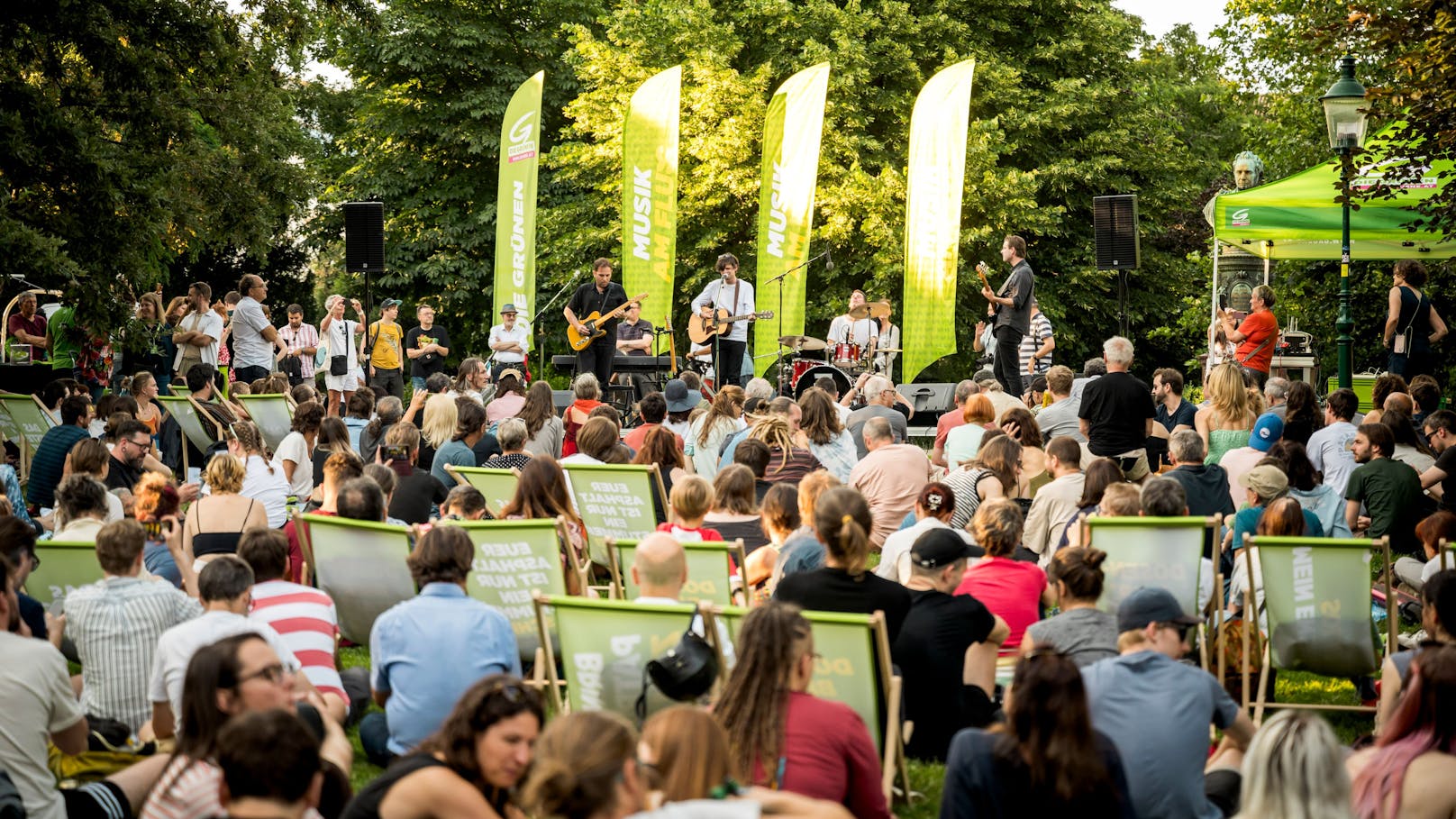 Zwölf Gratis-Events – Grüne Konzertreihe rockt Wien