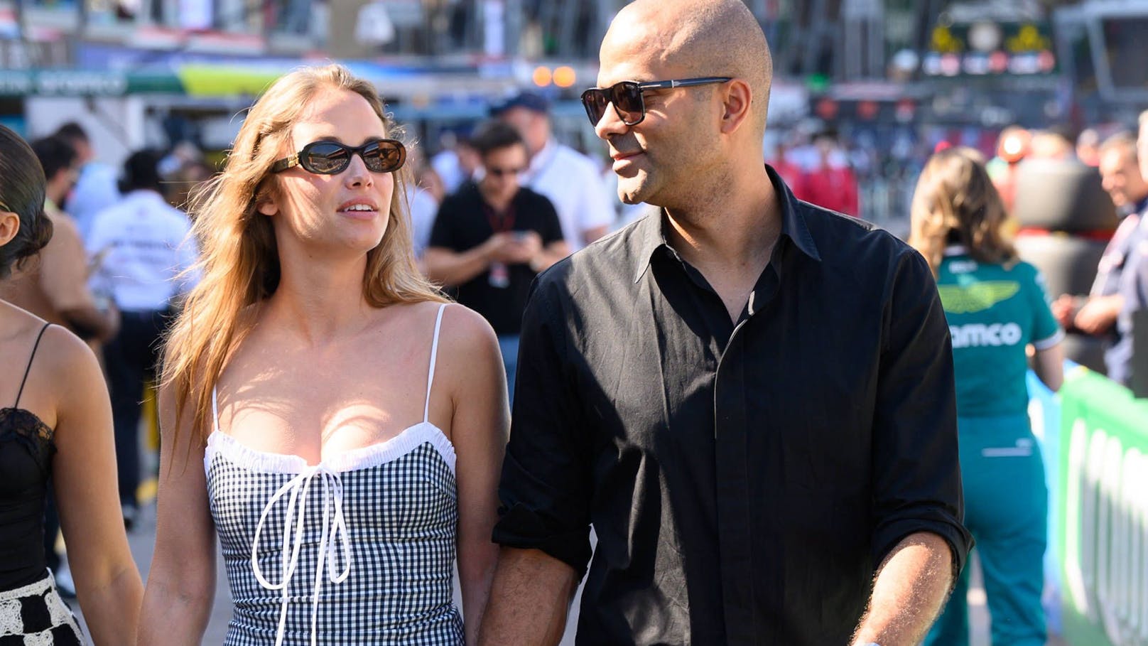 Tony Parker mit seiner Freundin Agathe Teyssier 