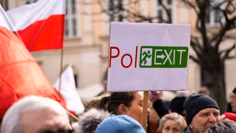 Die polnischen Rechten fordern im Wahlkampf vor der Europawahl den «Polexit».