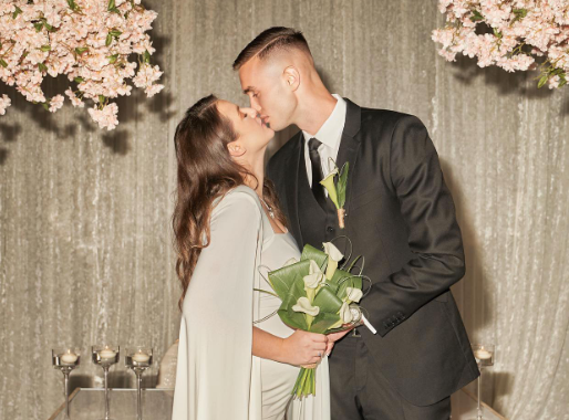 Sasa Kalajdzic und Ehefrau Lorena