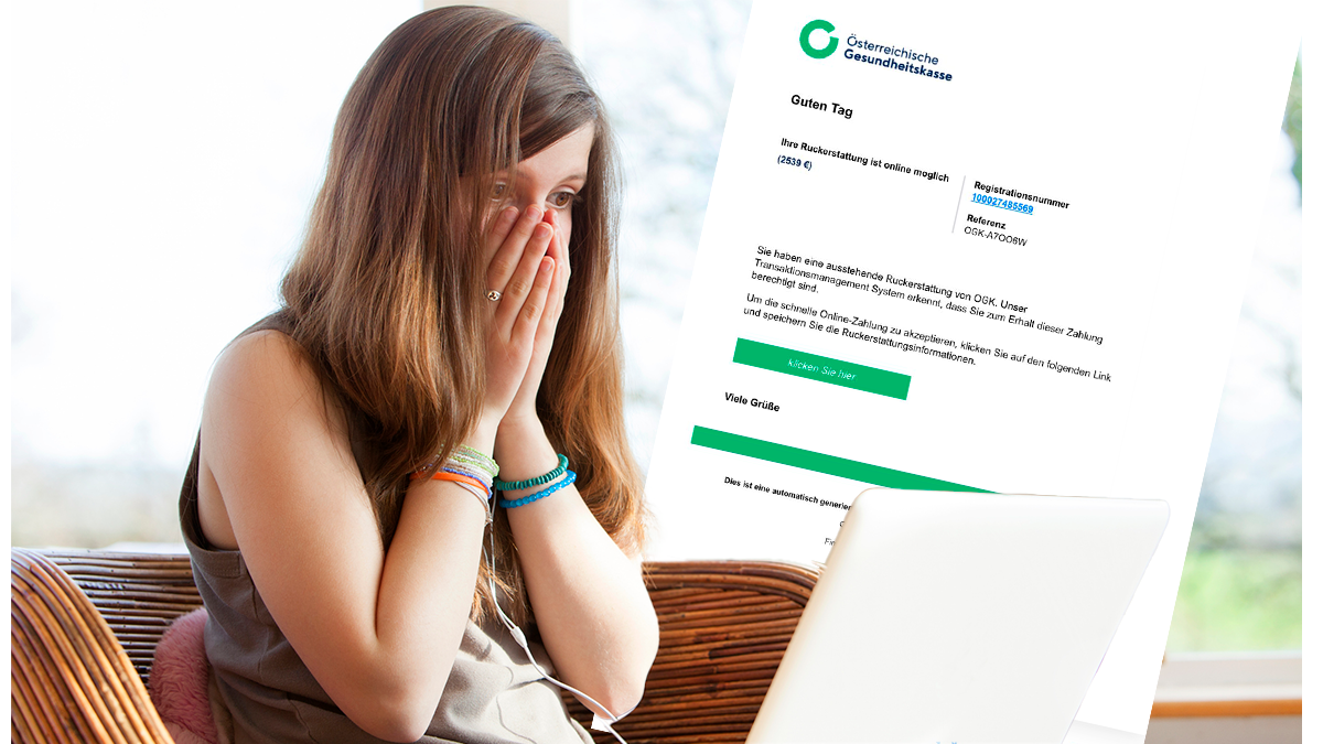 Die Österreichische Gesundheitskasse ÖGK warnt alle Versicherten vor einer neuen Abzockwelle. (SYMBOLFOTO)