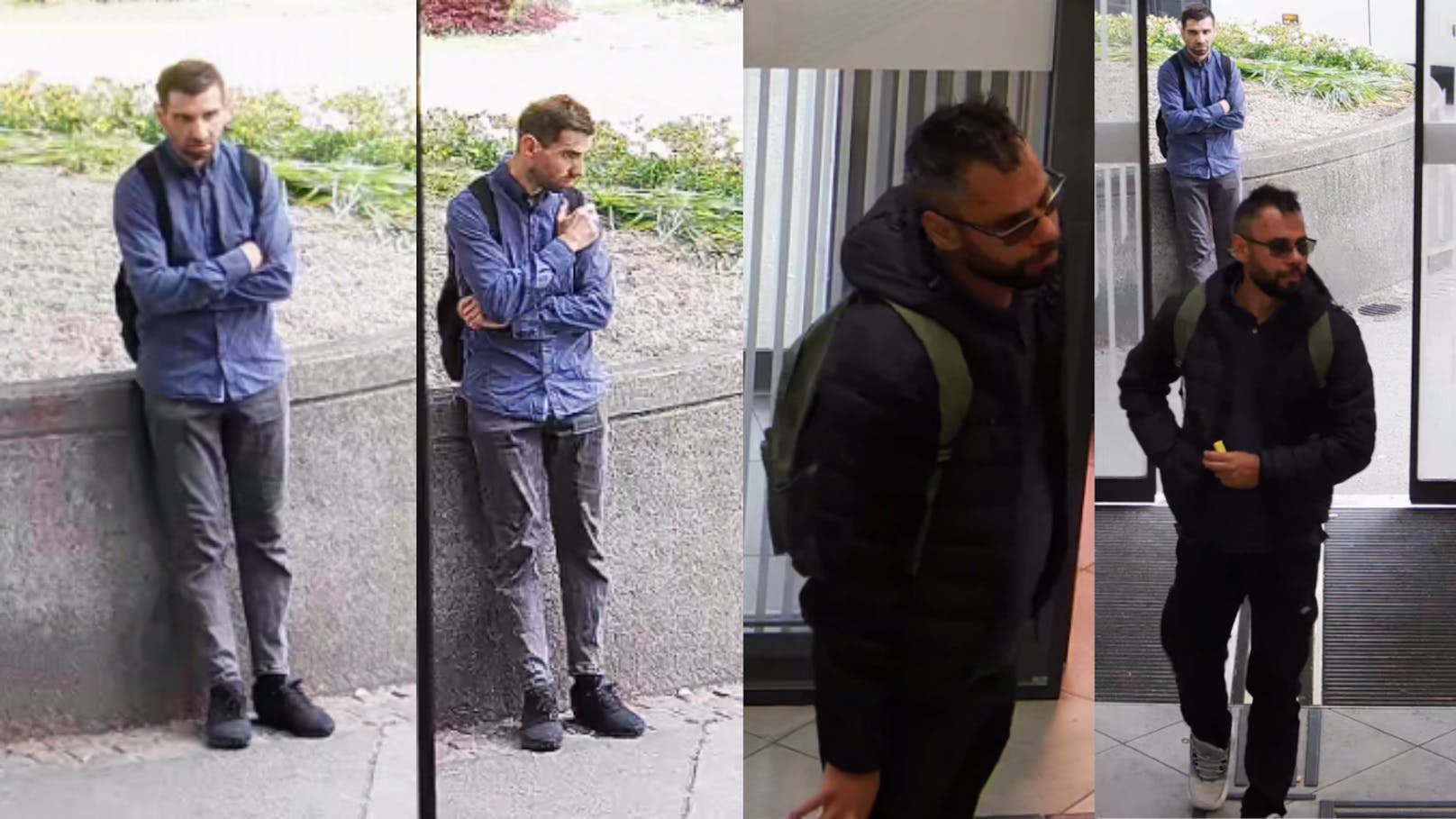 Die Polizei sucht diese Verdächtigen im Zusammenhang mit dem Bankanschlussraub am 21. Mai in der Neustadt in Salzburg.