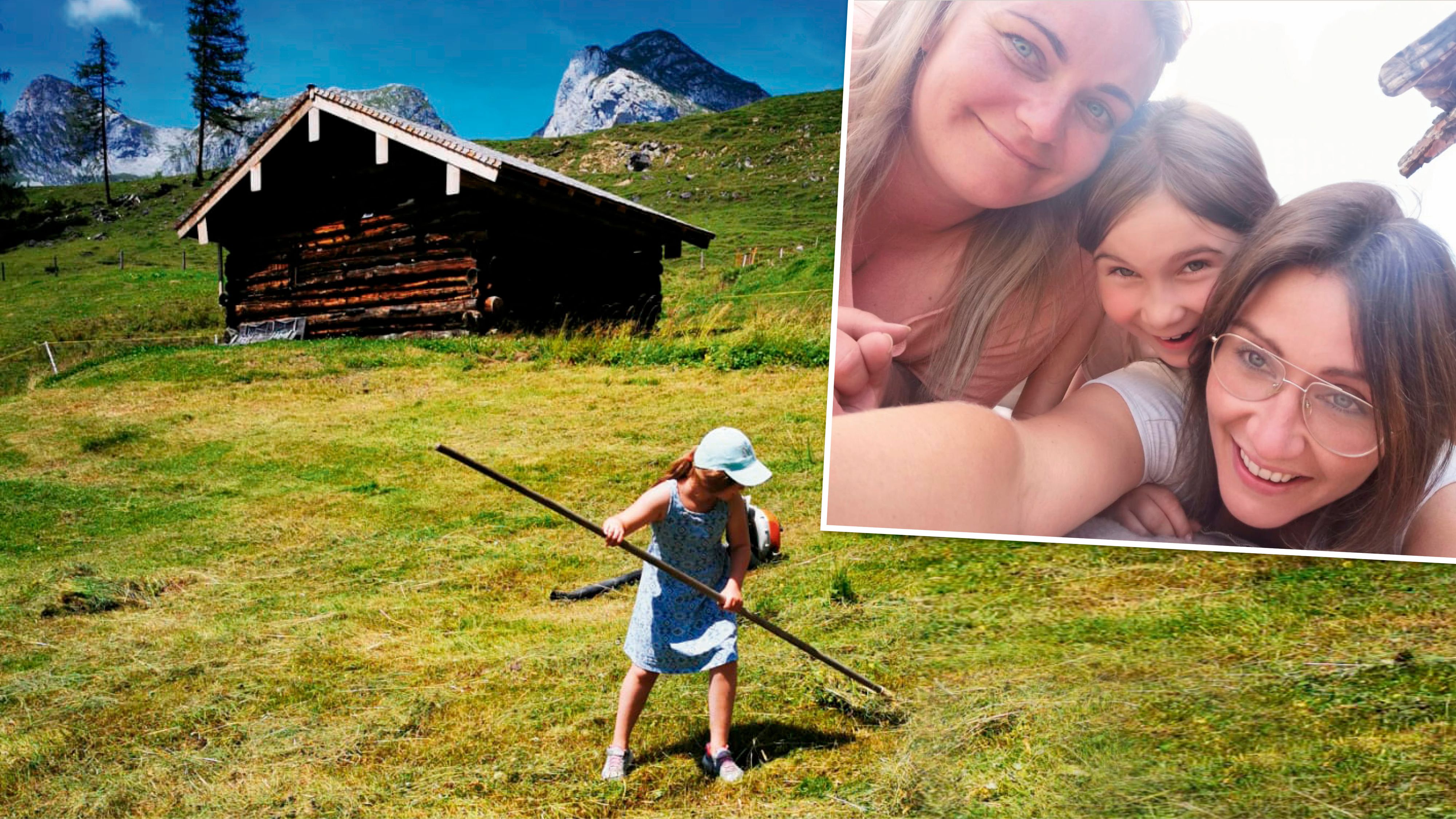 Die Schwestern Katharina und Melanie fürchten um die Existenz der Familie.