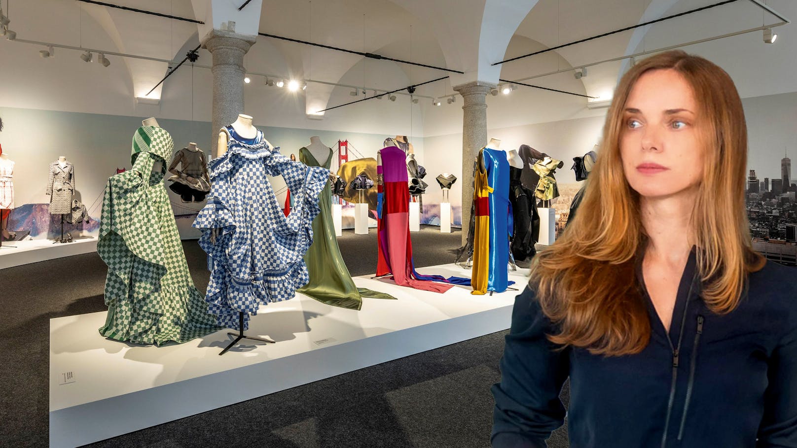 Fashion-Star Nina Hollein zeigt Recycling-Mode in Linz