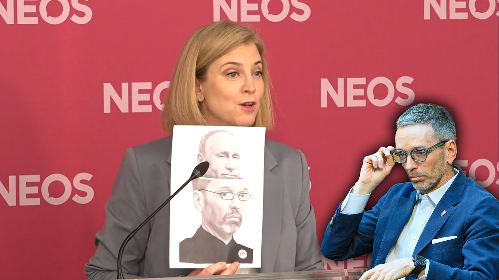 NEOS-Chefin wütet: FPÖ-Kickl ein "Landesverräter"?