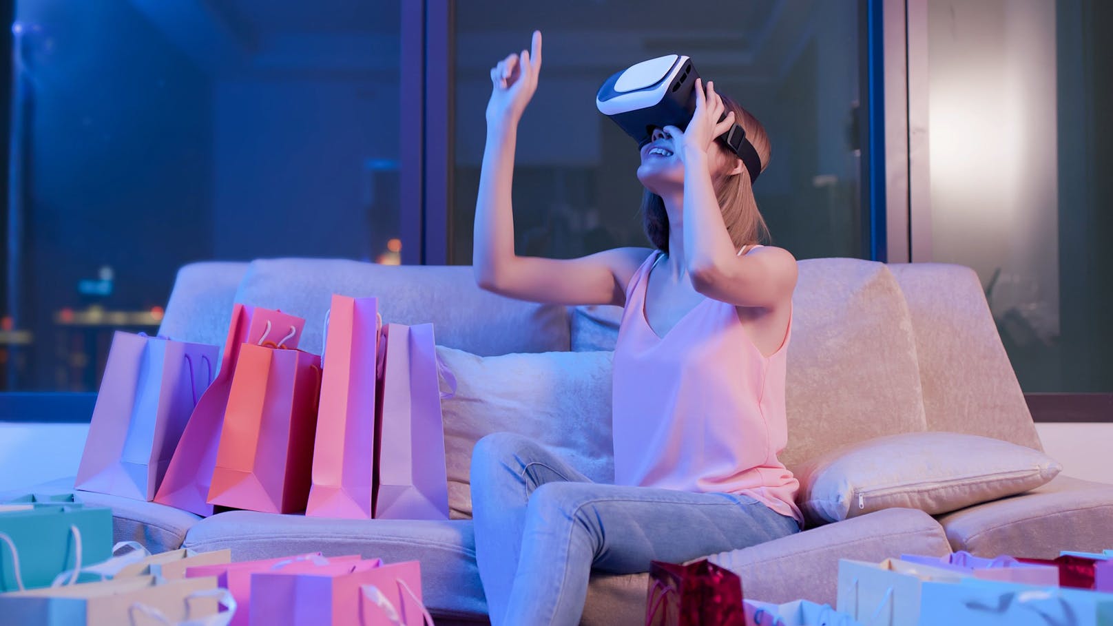 Einkaufen in der Virtual Reality – und Drohnen liefern
