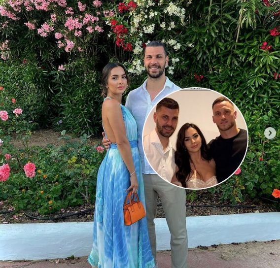 Aleks Dragovic mit seiner Christina und Marko Arnautovic