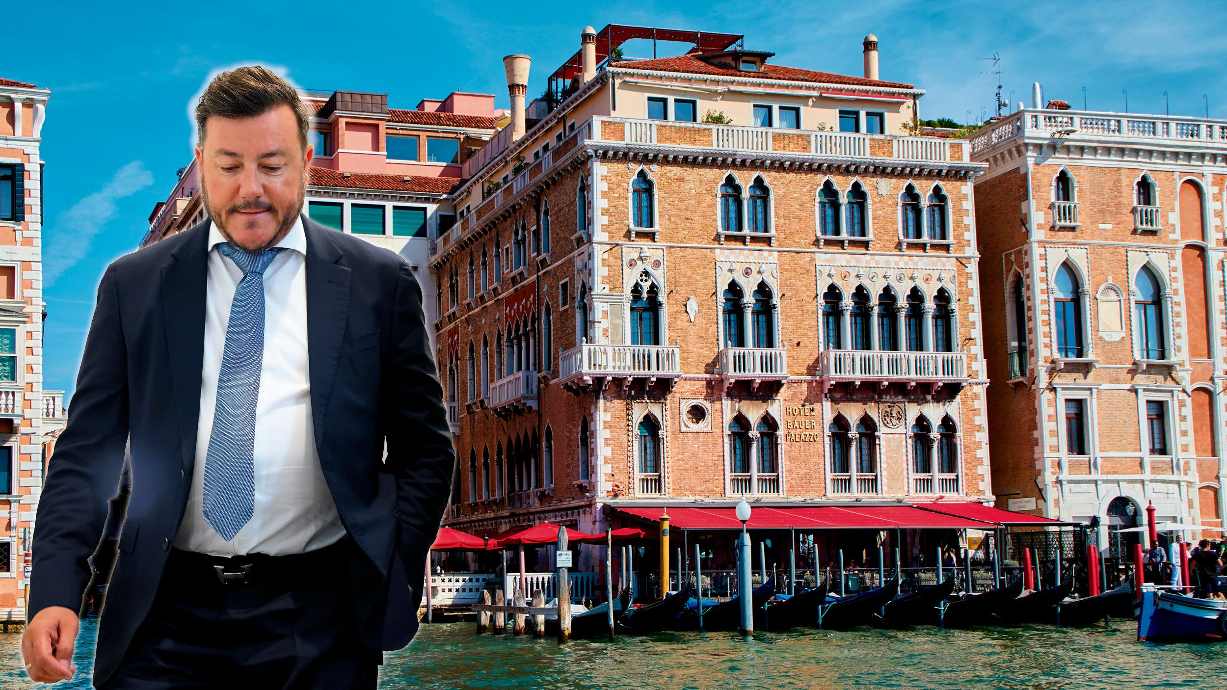 Das Nobelhotel Bauer Palazzo in Venedig gehörte seit 2020 zu René Benkos Immo-Imperium. Nach der Signa-Pleite muss es verkauft werden.