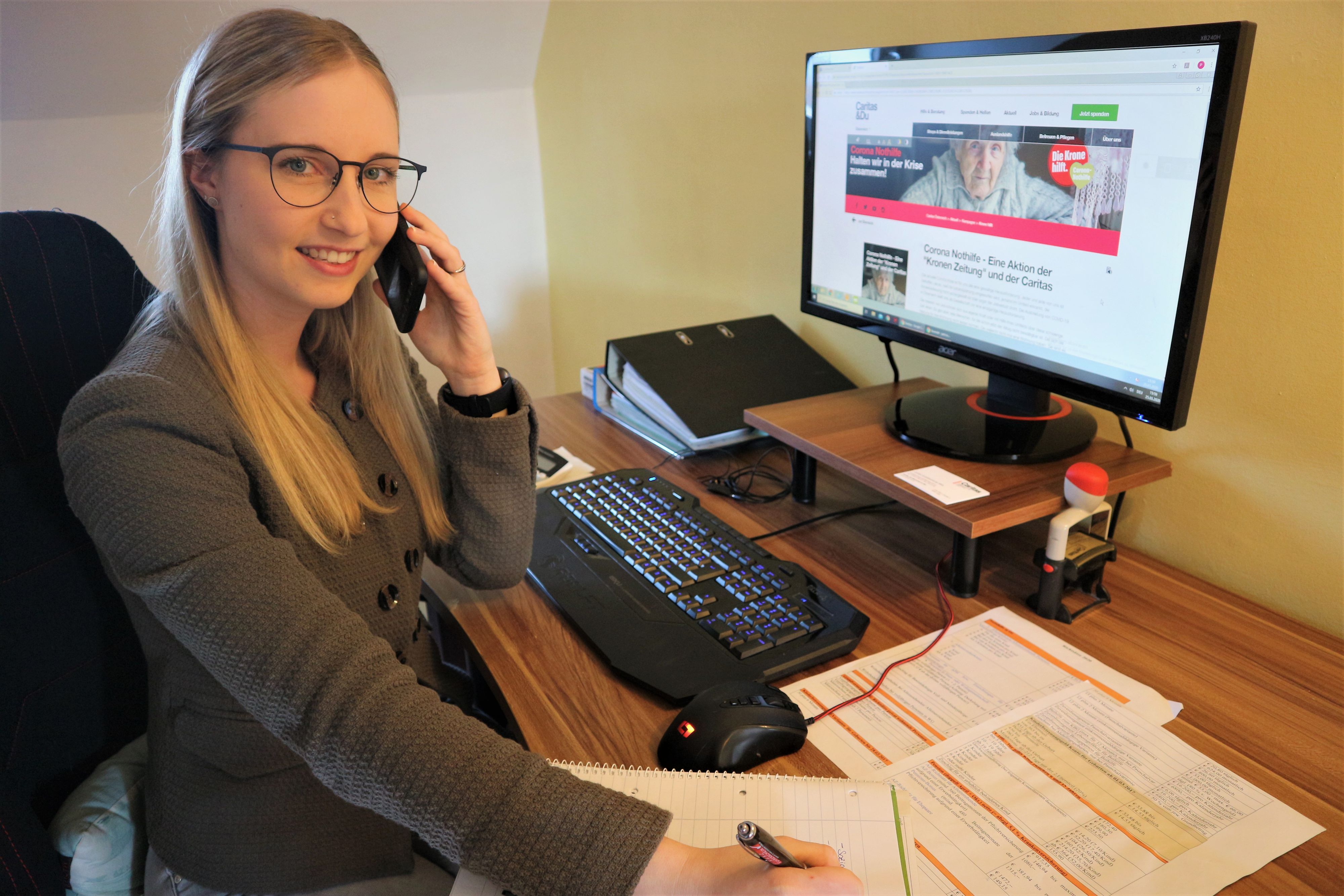 Hat die Alleinerzieherin beraten: Patricia Balleitner von der Caritas Oberösterreich.