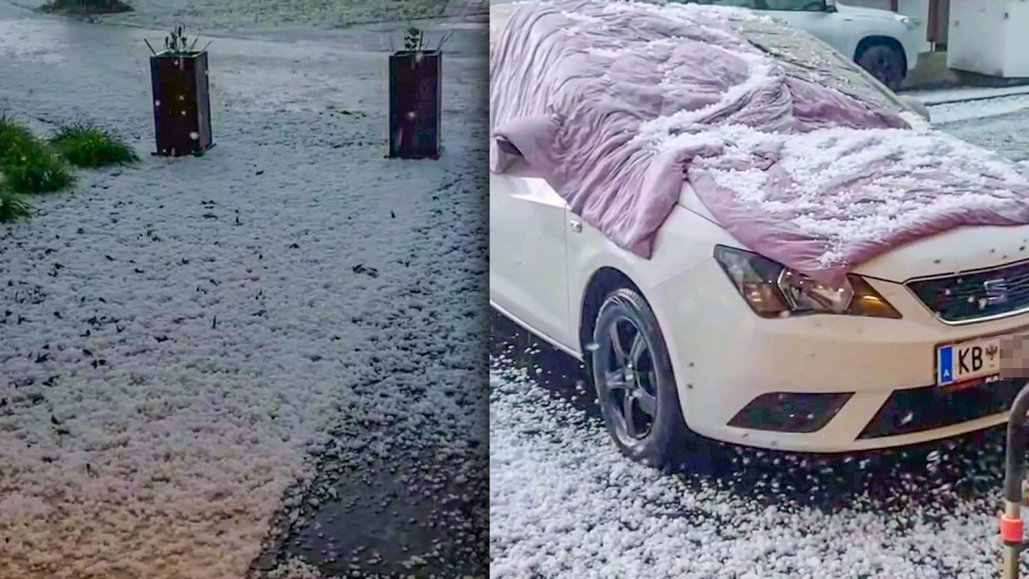 Eindrucksvolle Aufnahmen von Anwohnern aus Kitzbühel (Tirol)