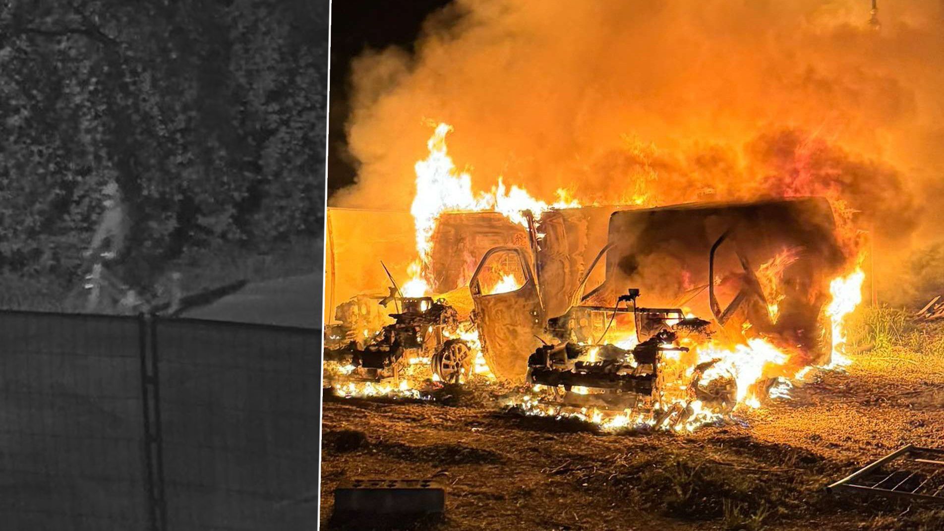 Mehrere E-Autos wurden angezündet – ein Radler steht nun im Verdacht, den Brand gestiftet zu haben.