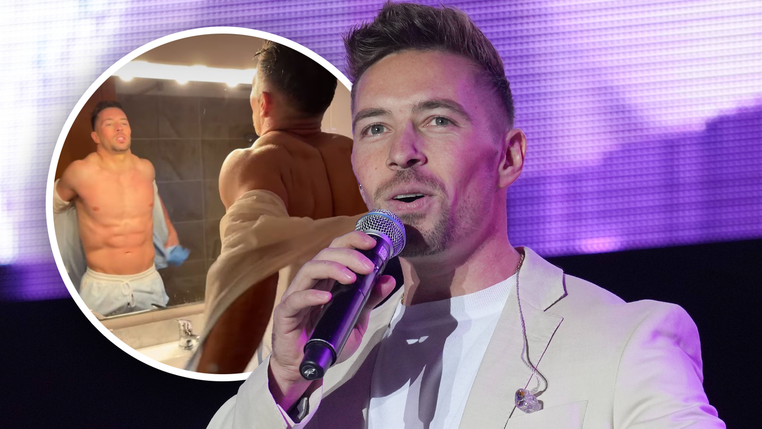 Ramon Roselly zeigt sein stählernes Sixpack.