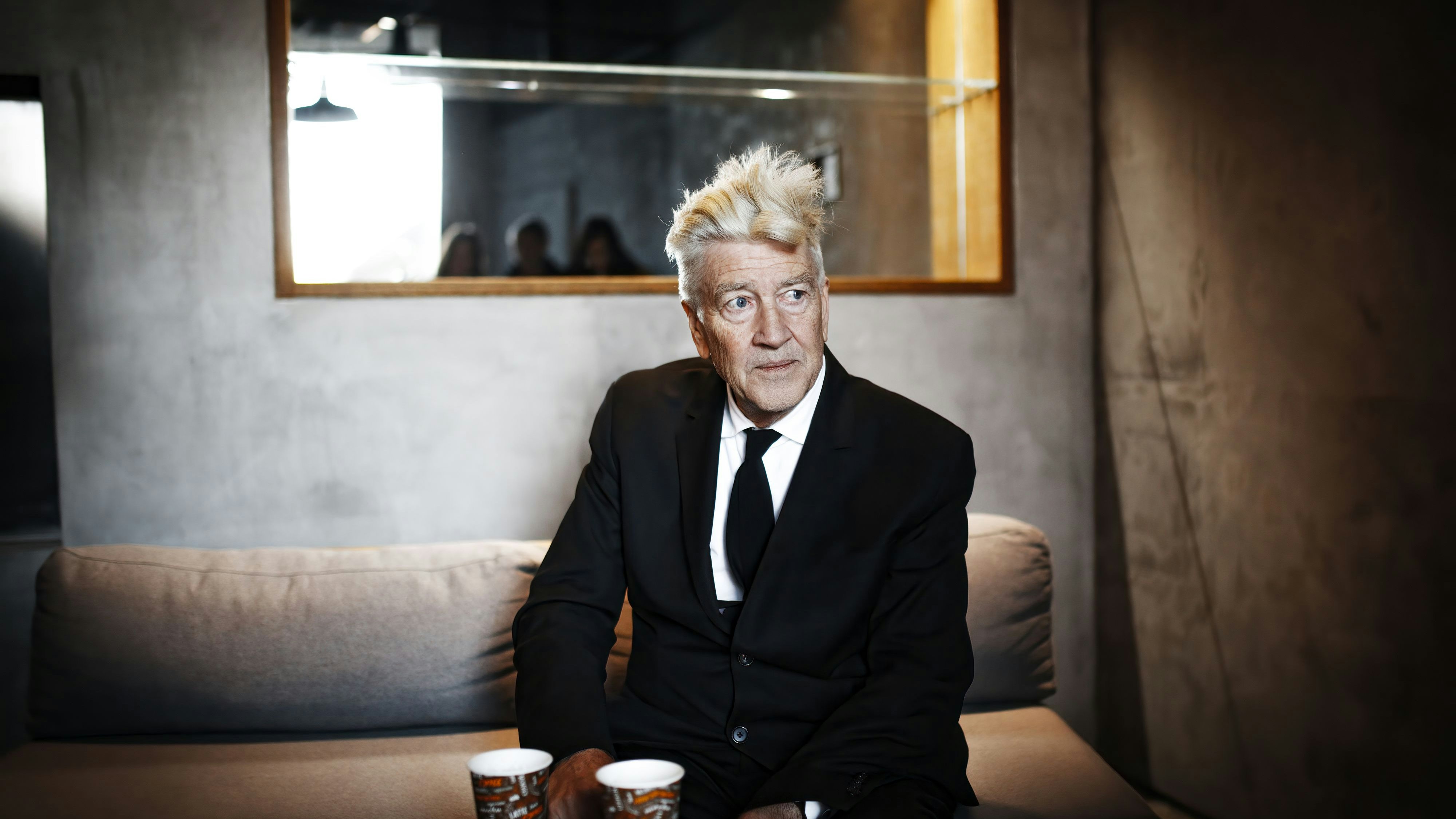 KIEV, UKRAINE - NOV 17, 2017: Press conference by American filmmaker David Lynch. 