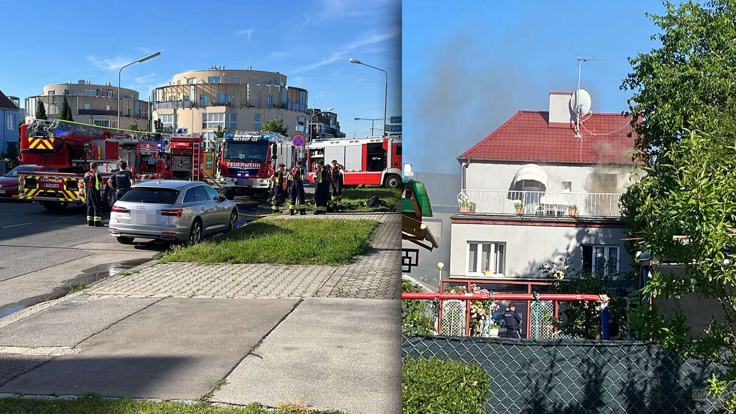 Feueralarm auf der Dreherstraße in 1110 Wien! 
