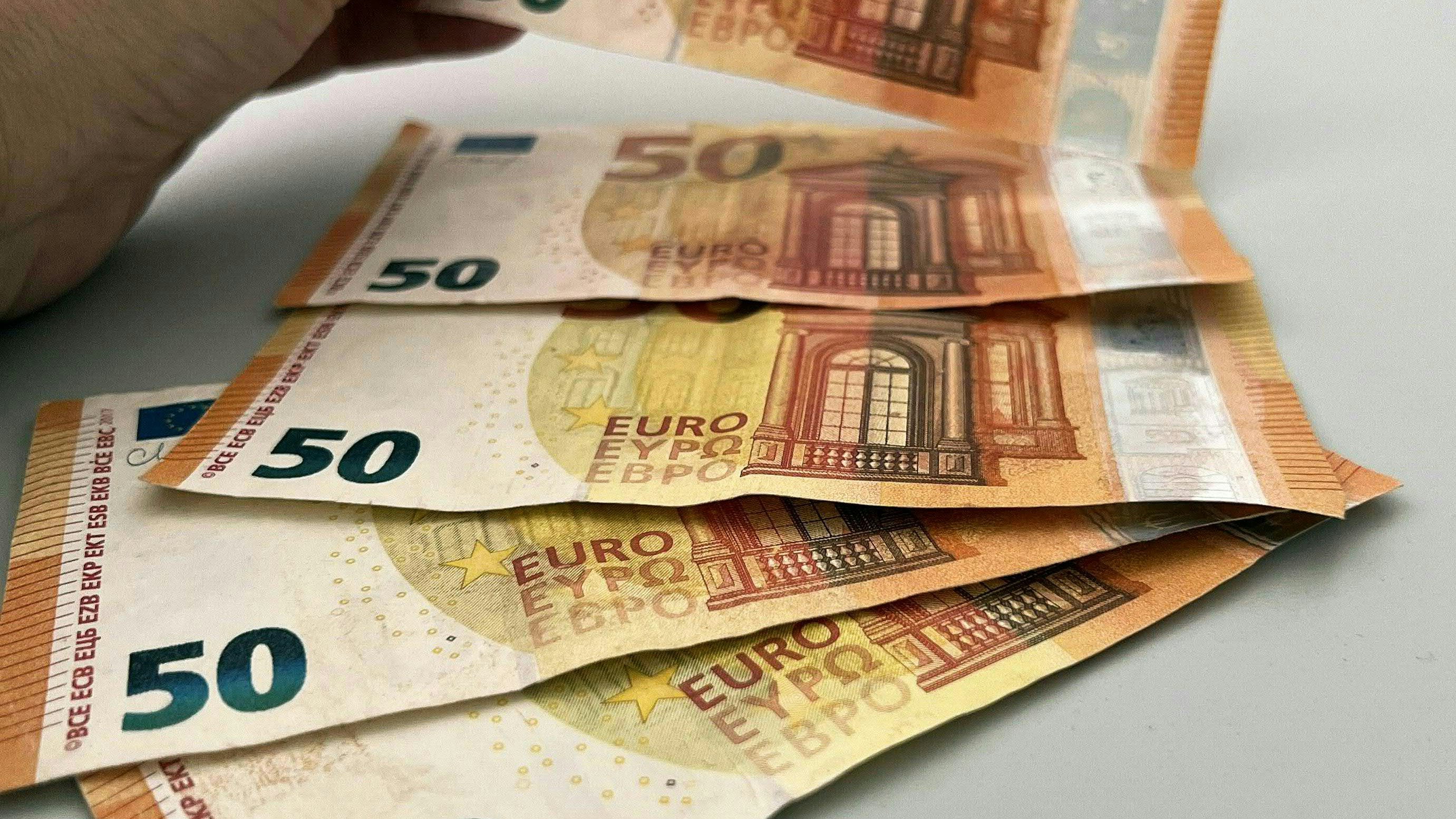 Das Falschgeld wurde vor der Verwendung professionell gereinigt.