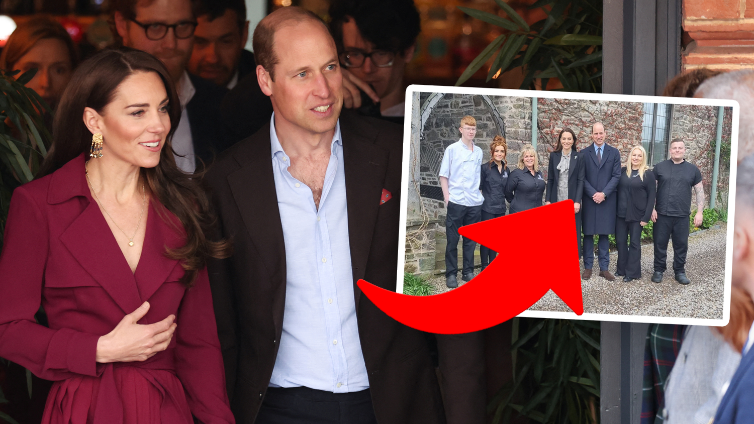 Ein älteres Bild von Kate und William taucht nochmal in der Öffentlichkeit auf.