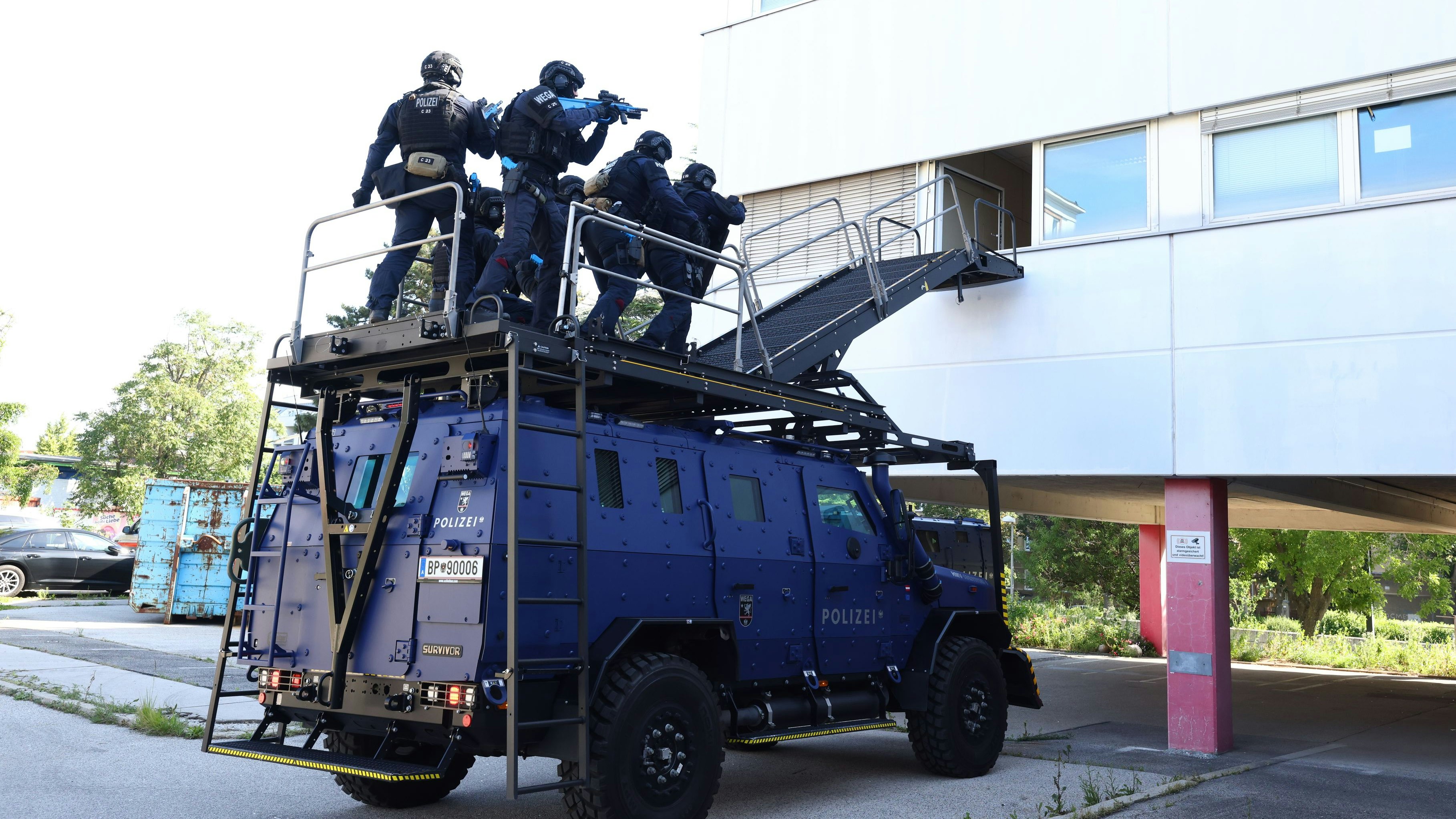 Die WEGA übt regelmäßig den Ernstfall.