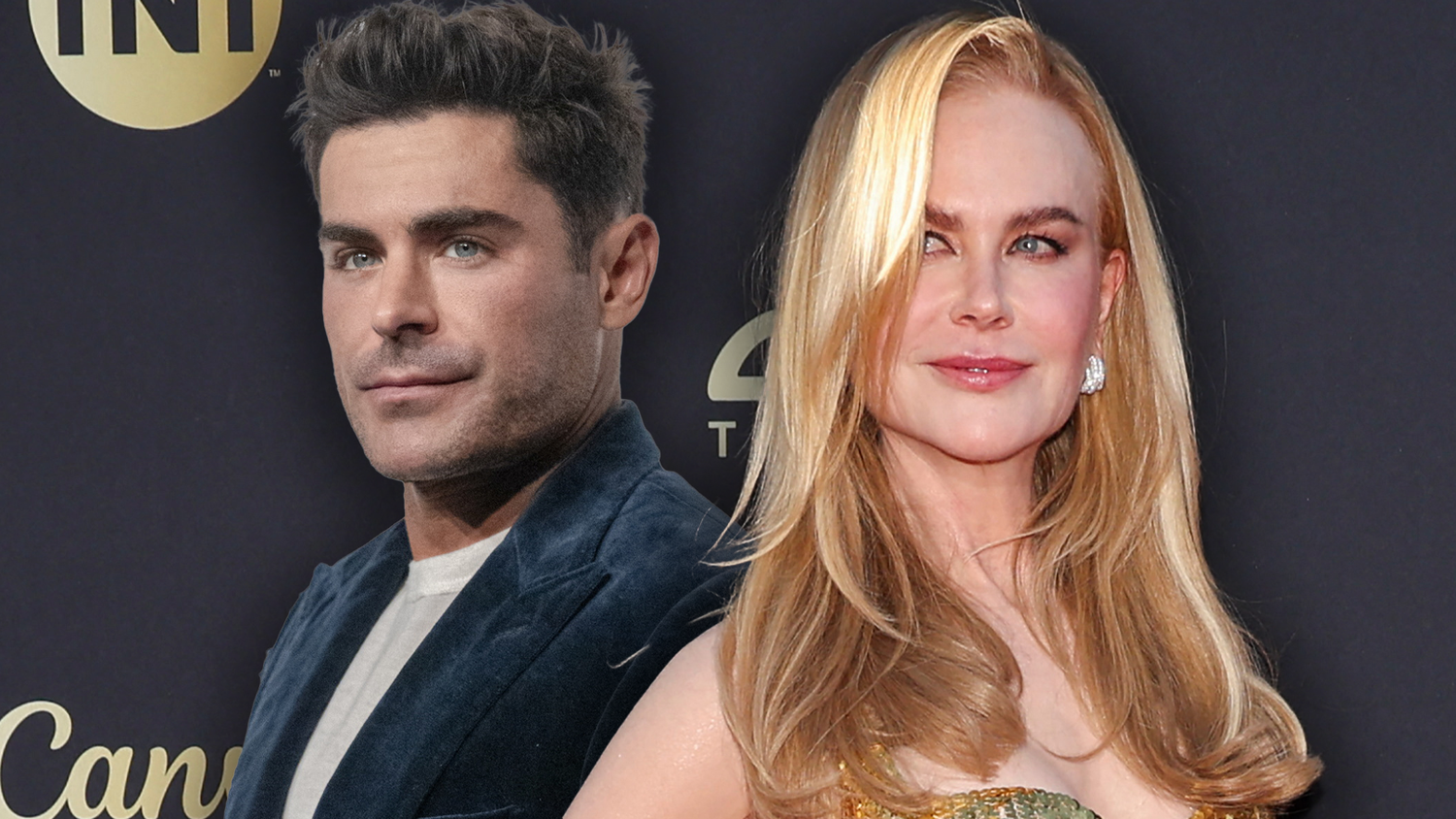 Zac Efron und Nicole Kidman stehen gemeinsam für der Kamera.